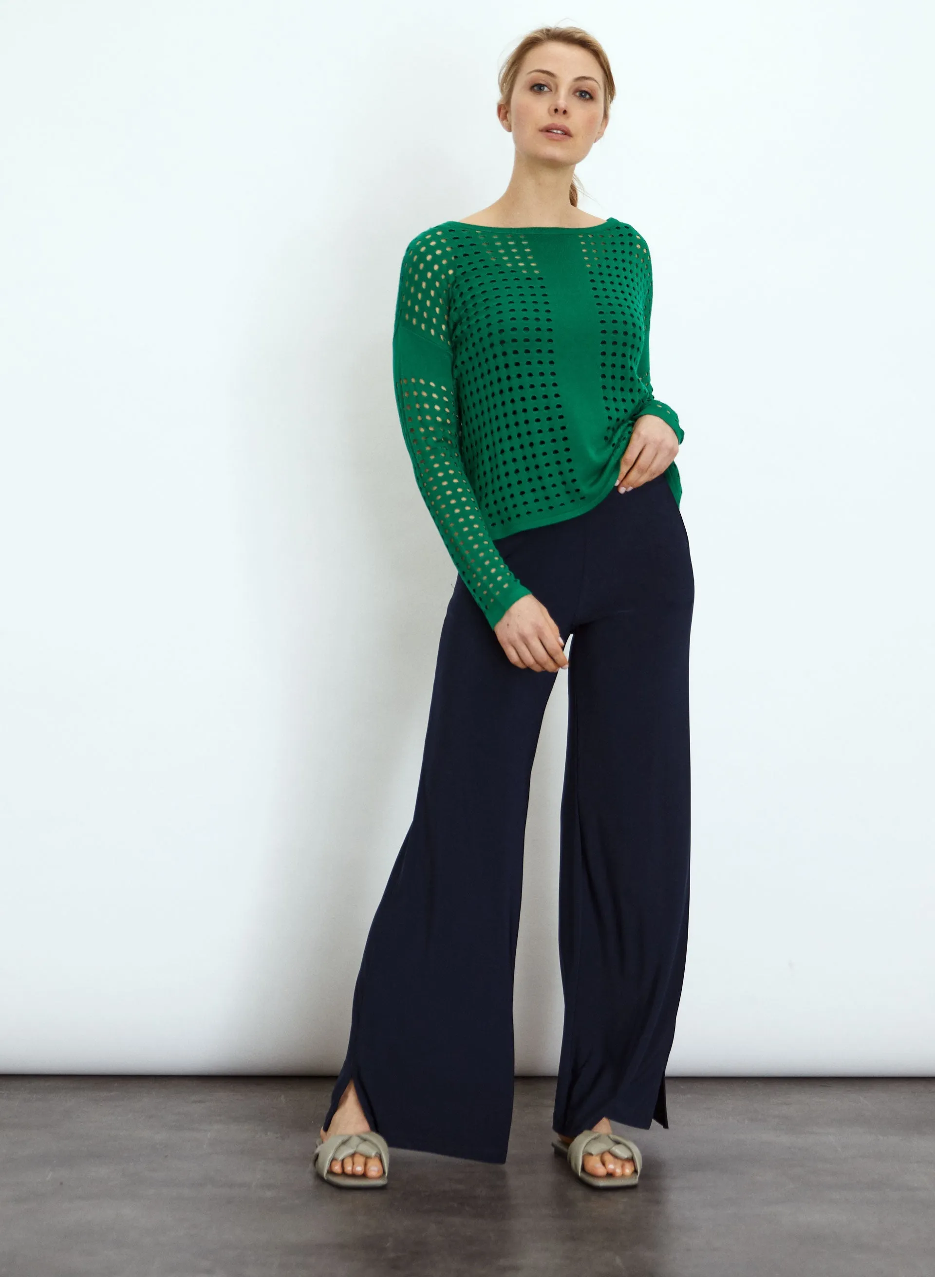 Open Stitch Pullover Sweater sold by Melanie Lyne product image thumbnail 3