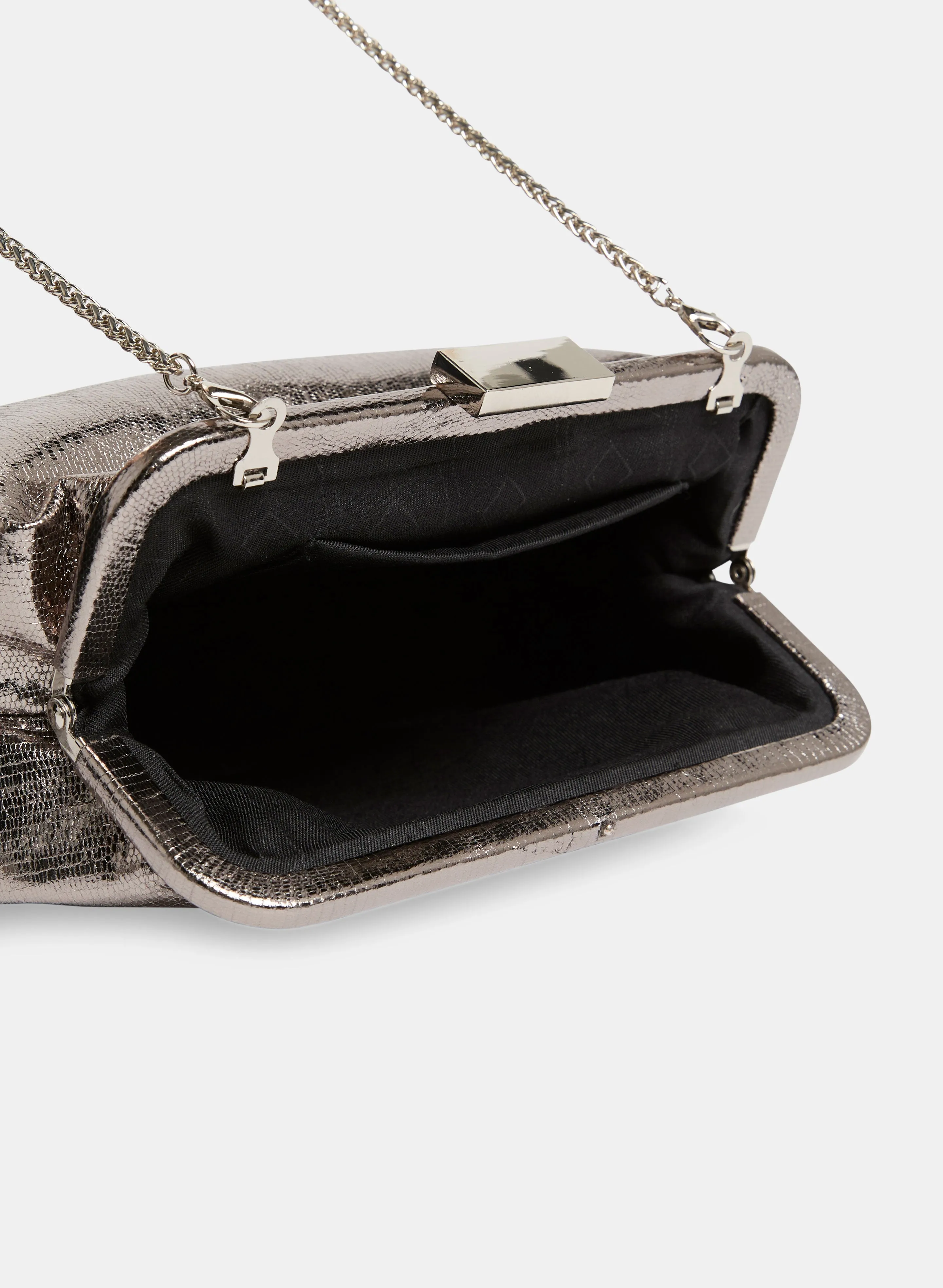 Kiss-Lock Metallic Clutch sold by Melanie Lyne product image thumbnail 3