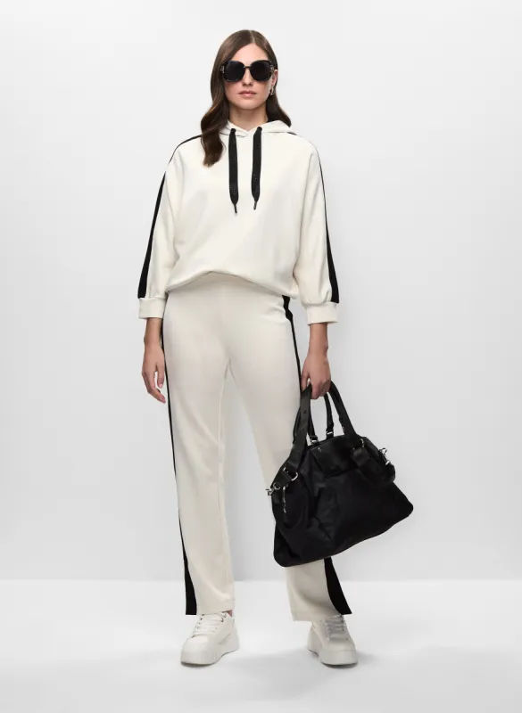 Contrast Stripe Hooded Top & Knit Pants sold by Melanie Lyne