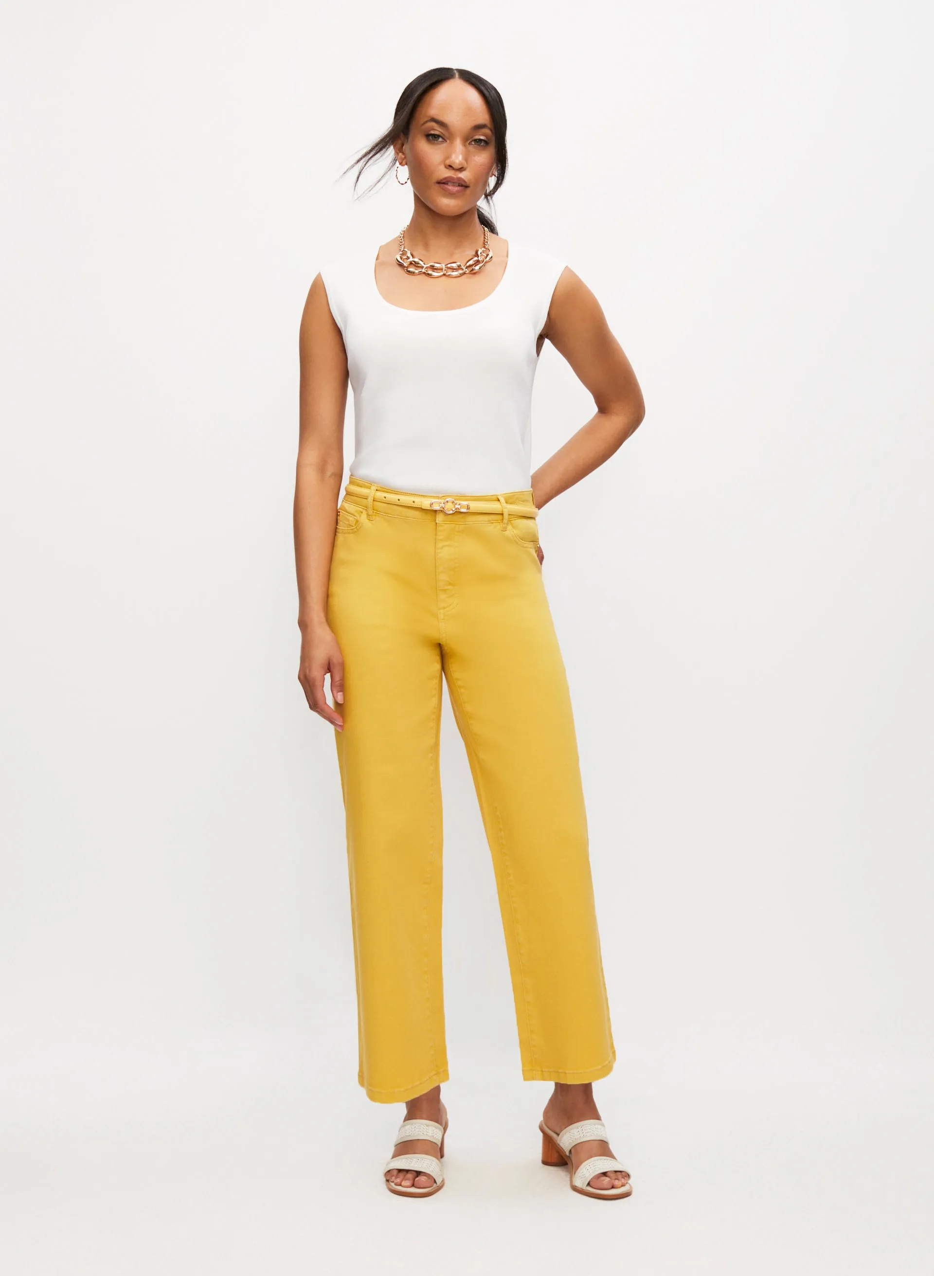 Straight Leg Culotte Jeans sold by Melanie Lyne product image thumbnail 3