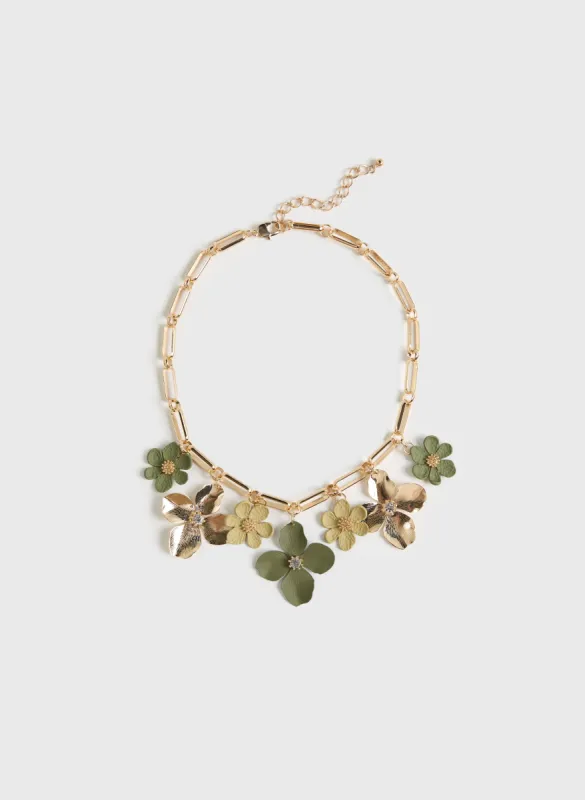 Floral Chain Link Necklace sold by Melanie Lyne
