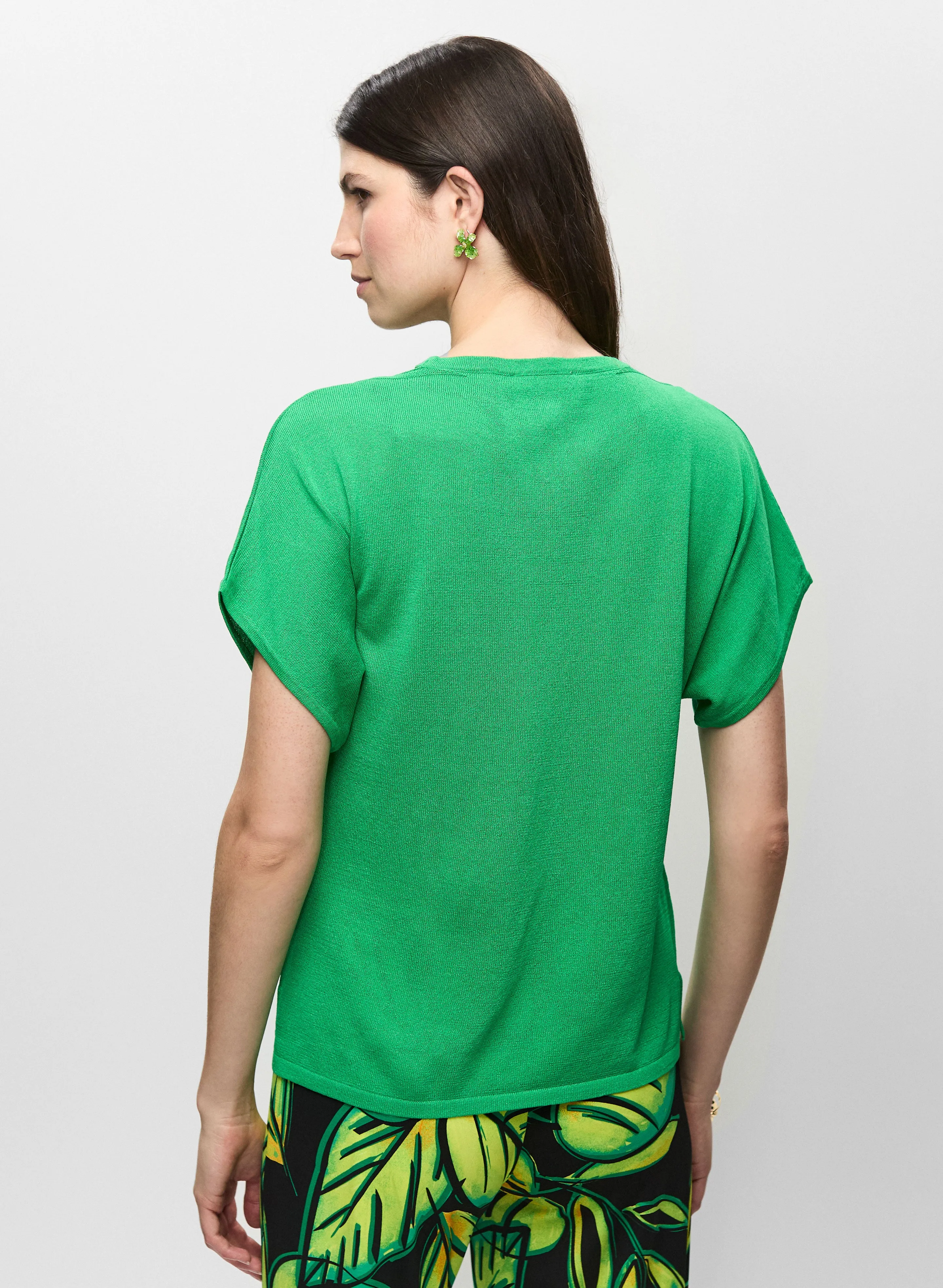 Joseph Ribkoff - Cut-Out Detail Knit Top sold by Melanie Lyne product image thumbnail 4