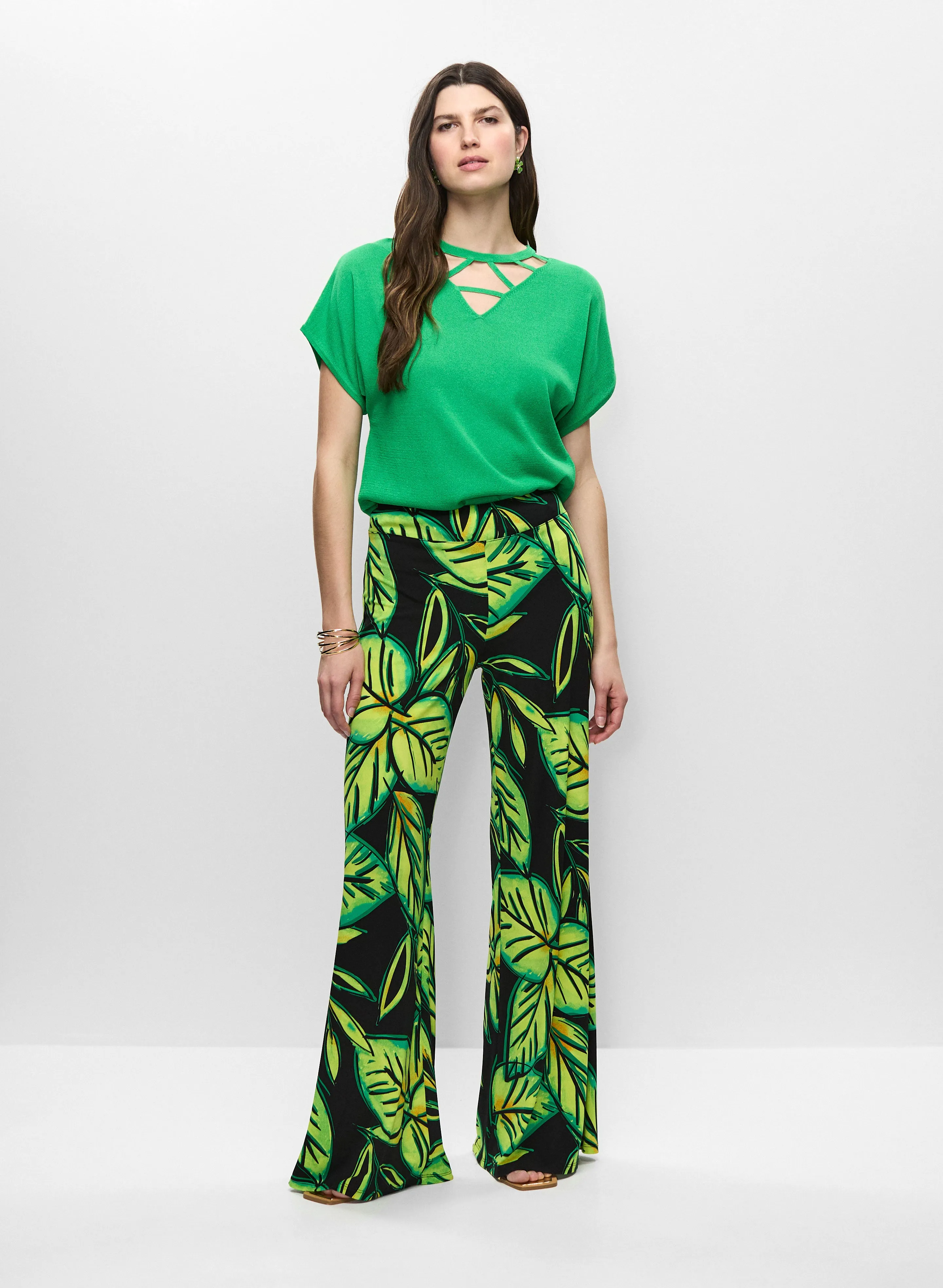 Joseph Ribkoff - Cut-Out Detail Knit Top sold by Melanie Lyne product image thumbnail 3