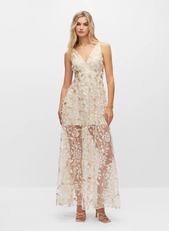BA Nites - Floral Detail Gown sold by Melanie Lyne