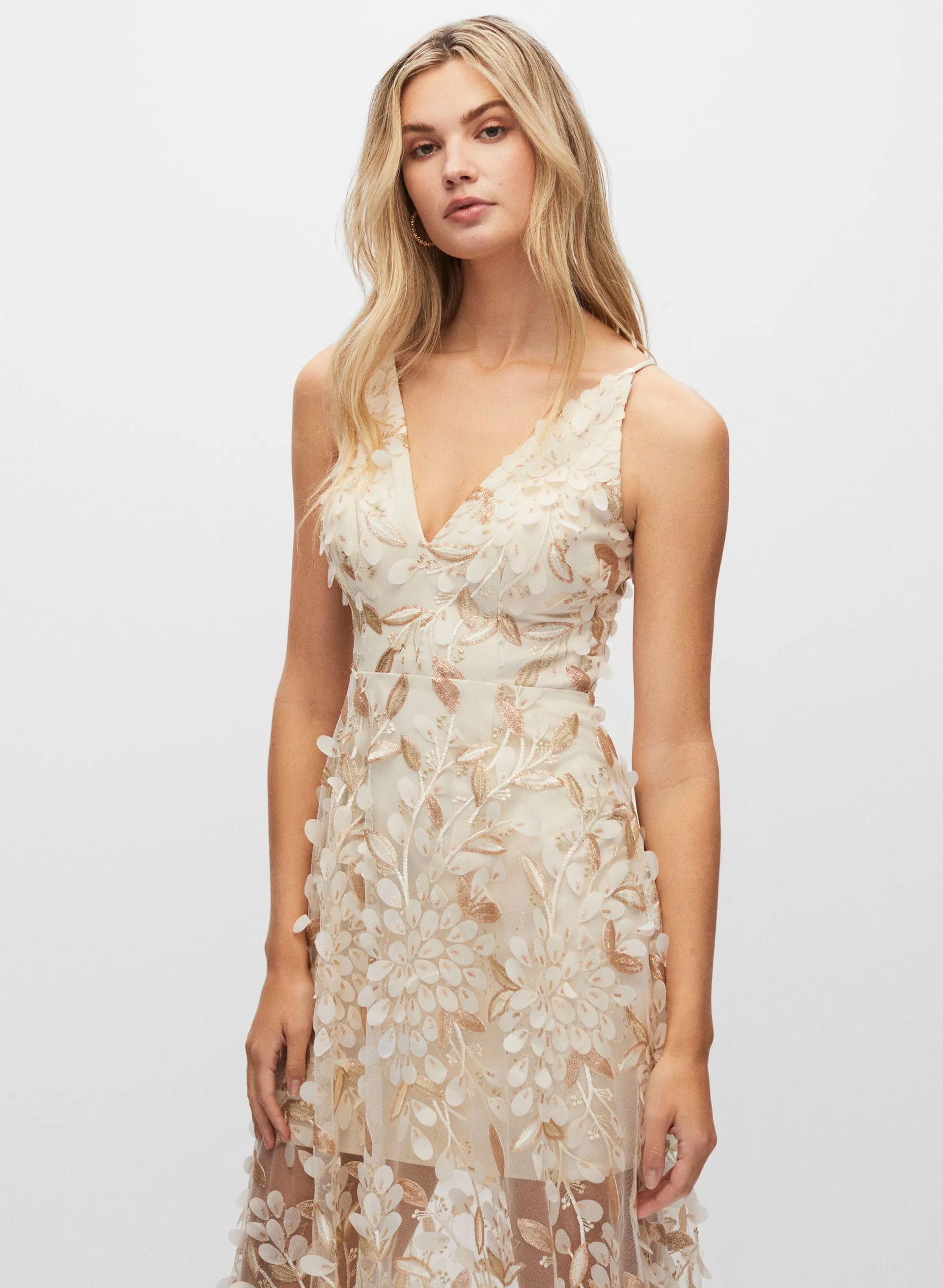 BA Nites - Floral Detail Gown sold by Melanie Lyne product image thumbnail 2