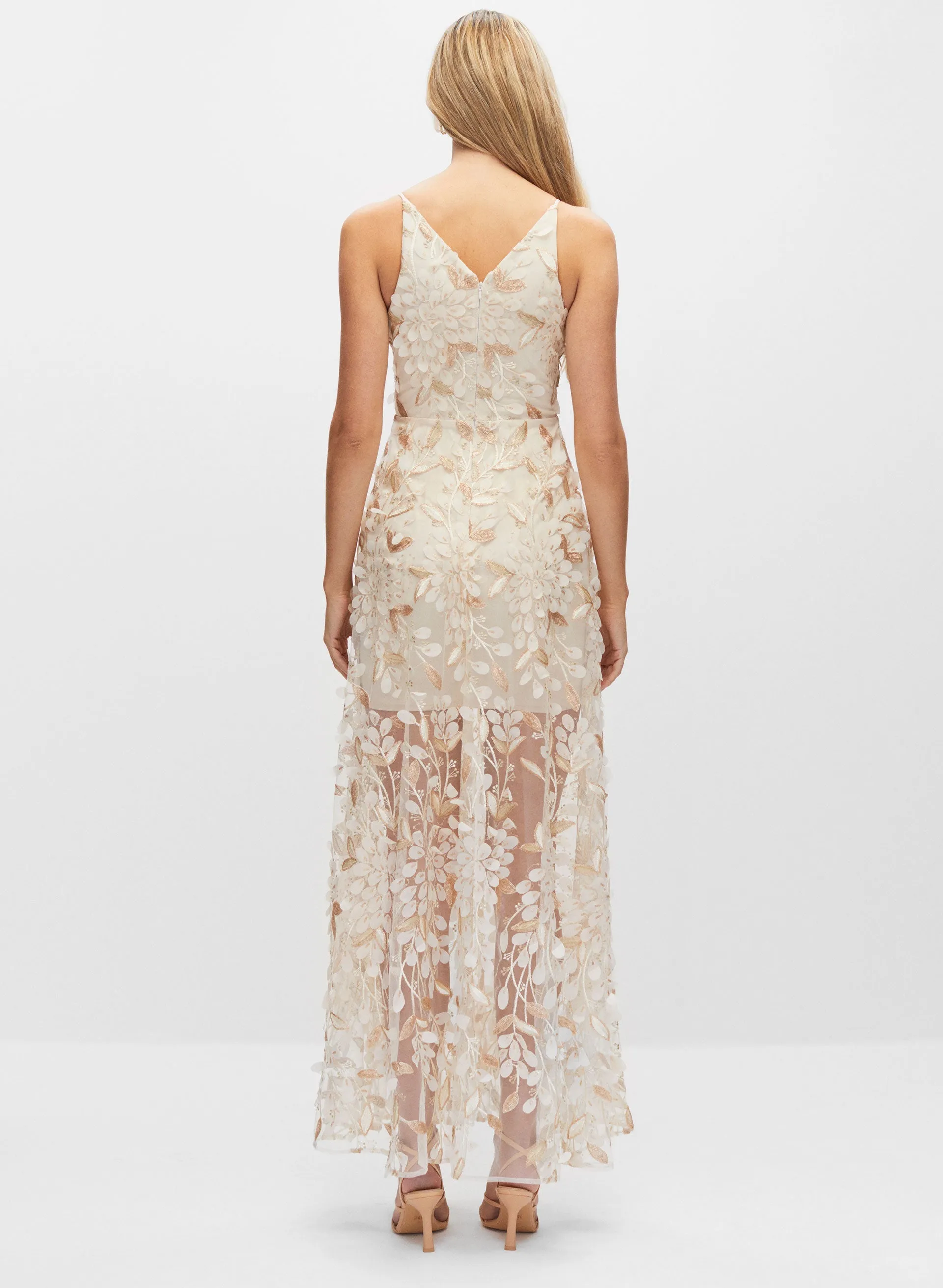 BA Nites - Floral Detail Gown sold by Melanie Lyne product image thumbnail 3