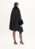 Faux Fur Trim Poncho sold by Melanie Lyne