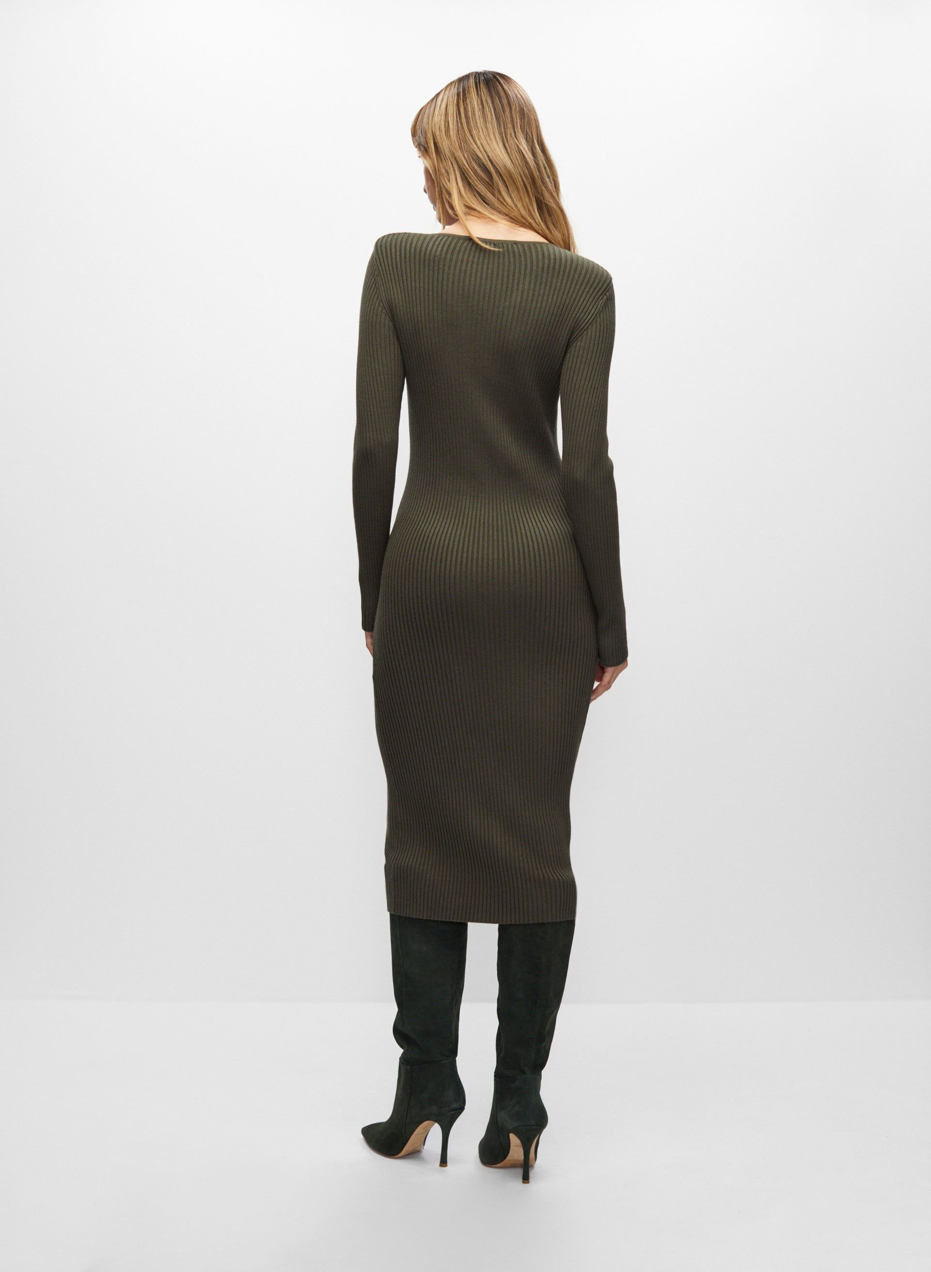 Zip Front Sweater Dress sold by Melanie Lyne product image thumbnail 4