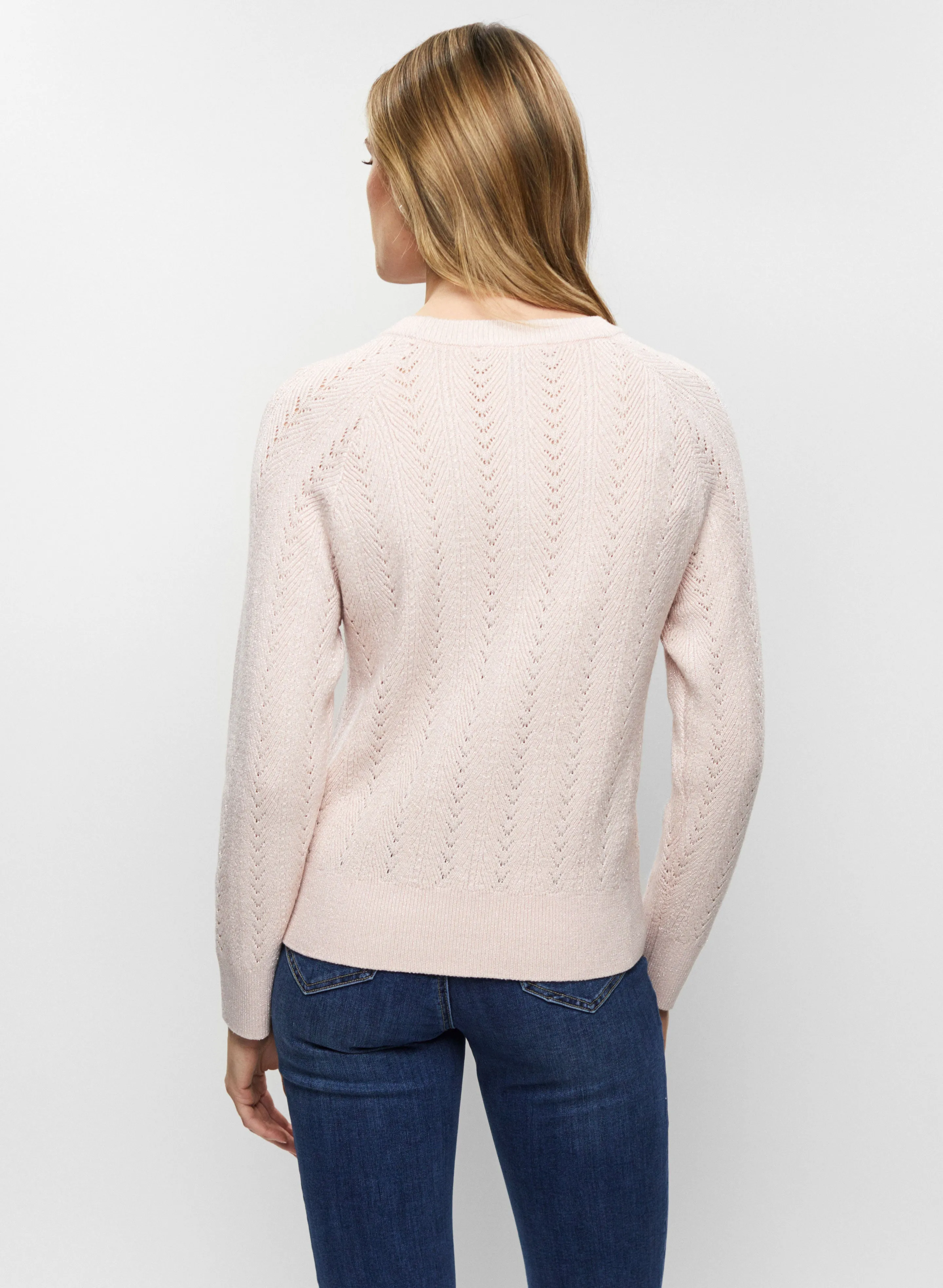 Pointelle Knit Sweater sold by Melanie Lyne product image thumbnail 4