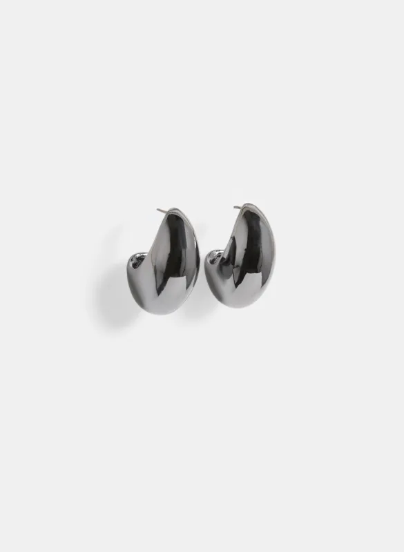 Shiny Oval Button Earrings sold by Melanie Lyne