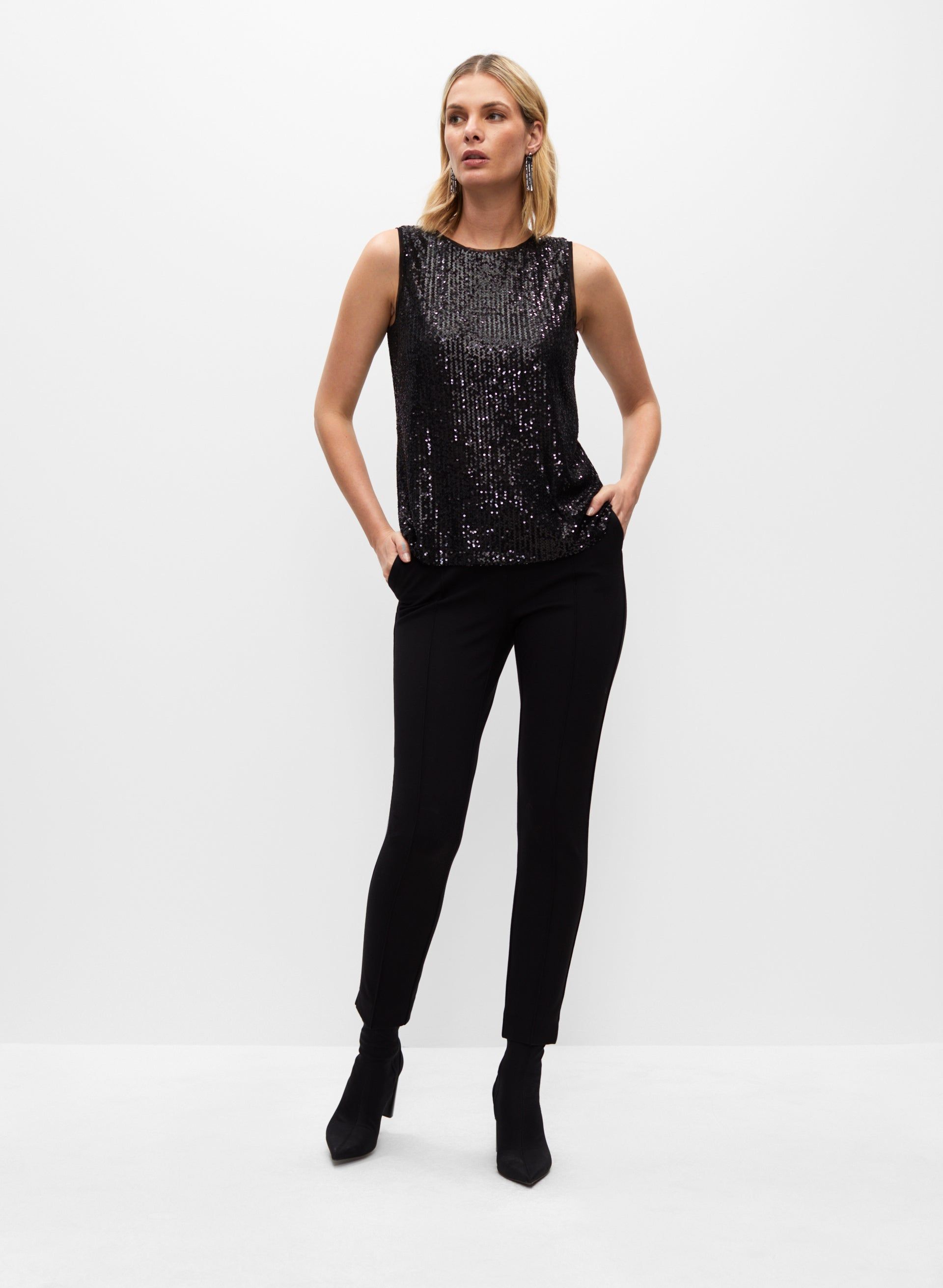 Sleeveless Sequin Top sold by Melanie Lyne