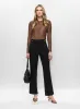 Abstract Print Long Sleeve Top & Straight Leg Pants sold by Melanie Lyne