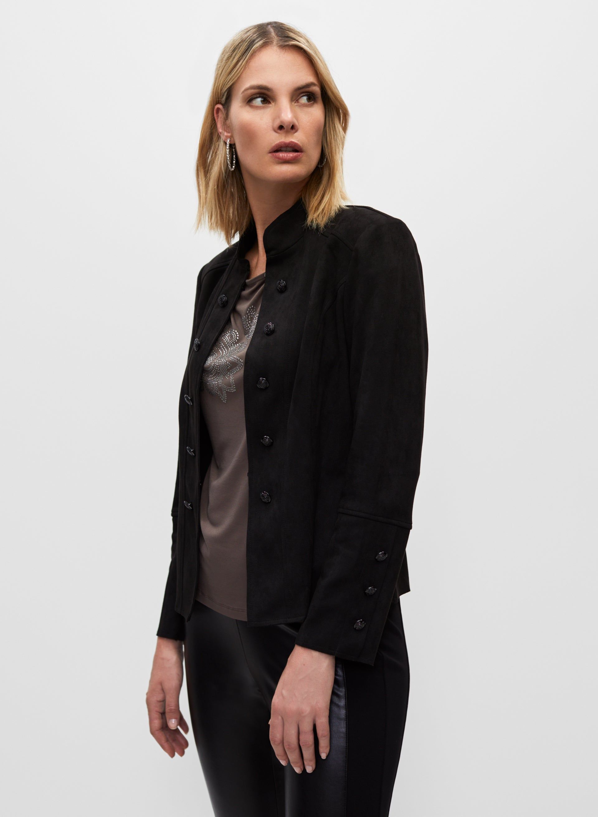 Structured Button Detail Jacket sold by Melanie Lyne product image thumbnail 4