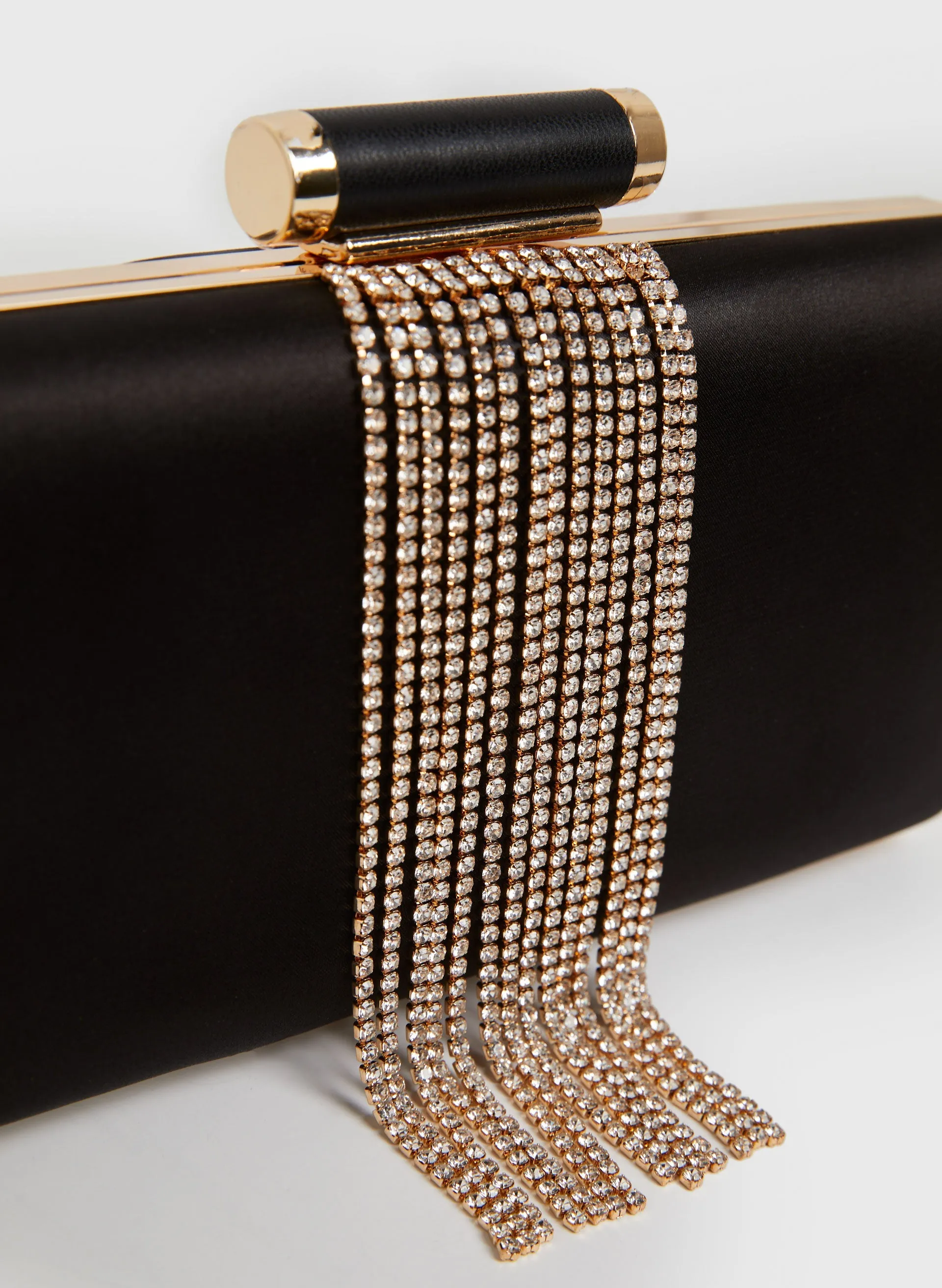 Crystal Detail Box Clutch sold by Melanie Lyne product image thumbnail 4