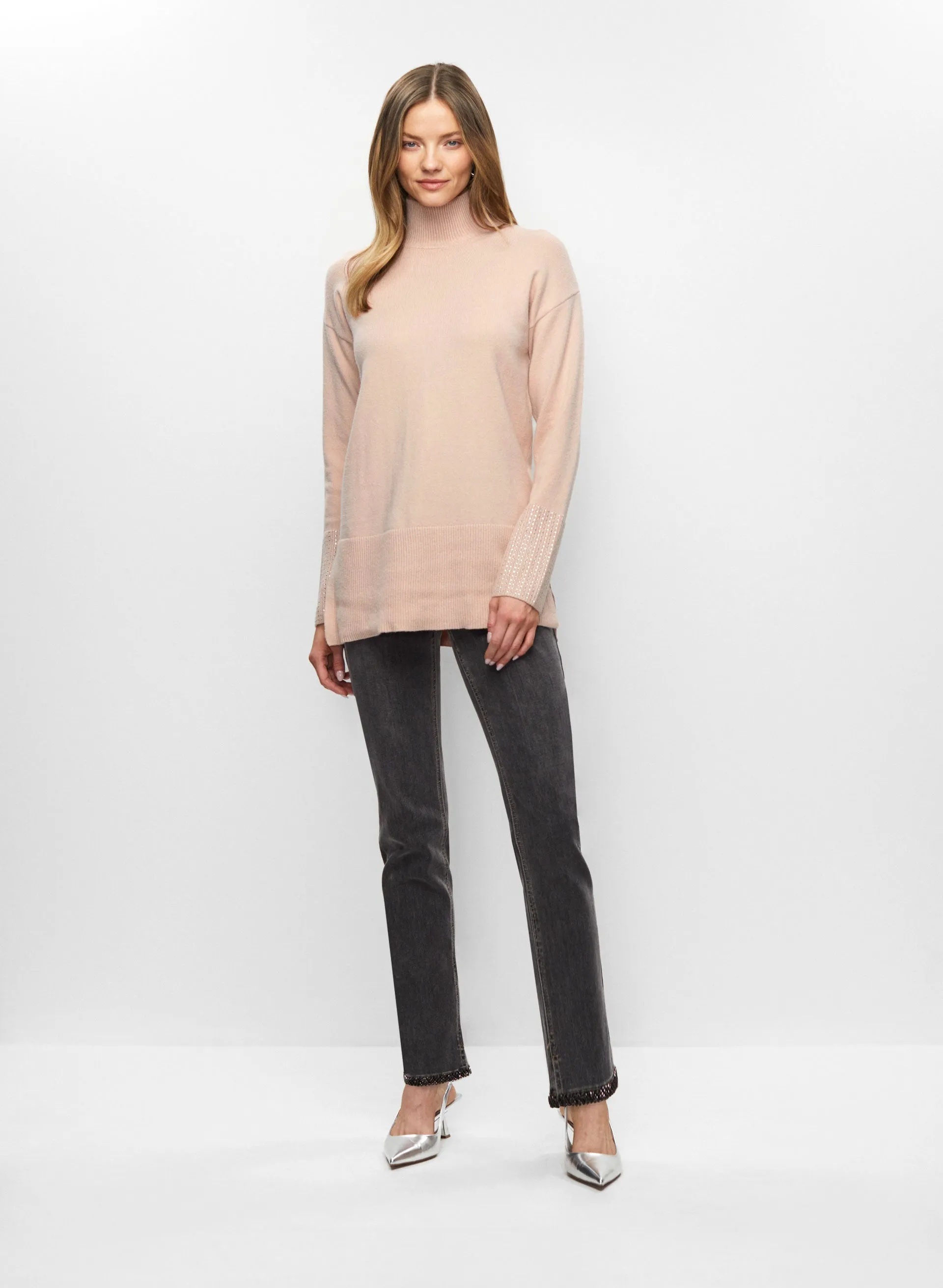 Tunic Sweater & Sequin Trim Jeans sold by Melanie Lyne