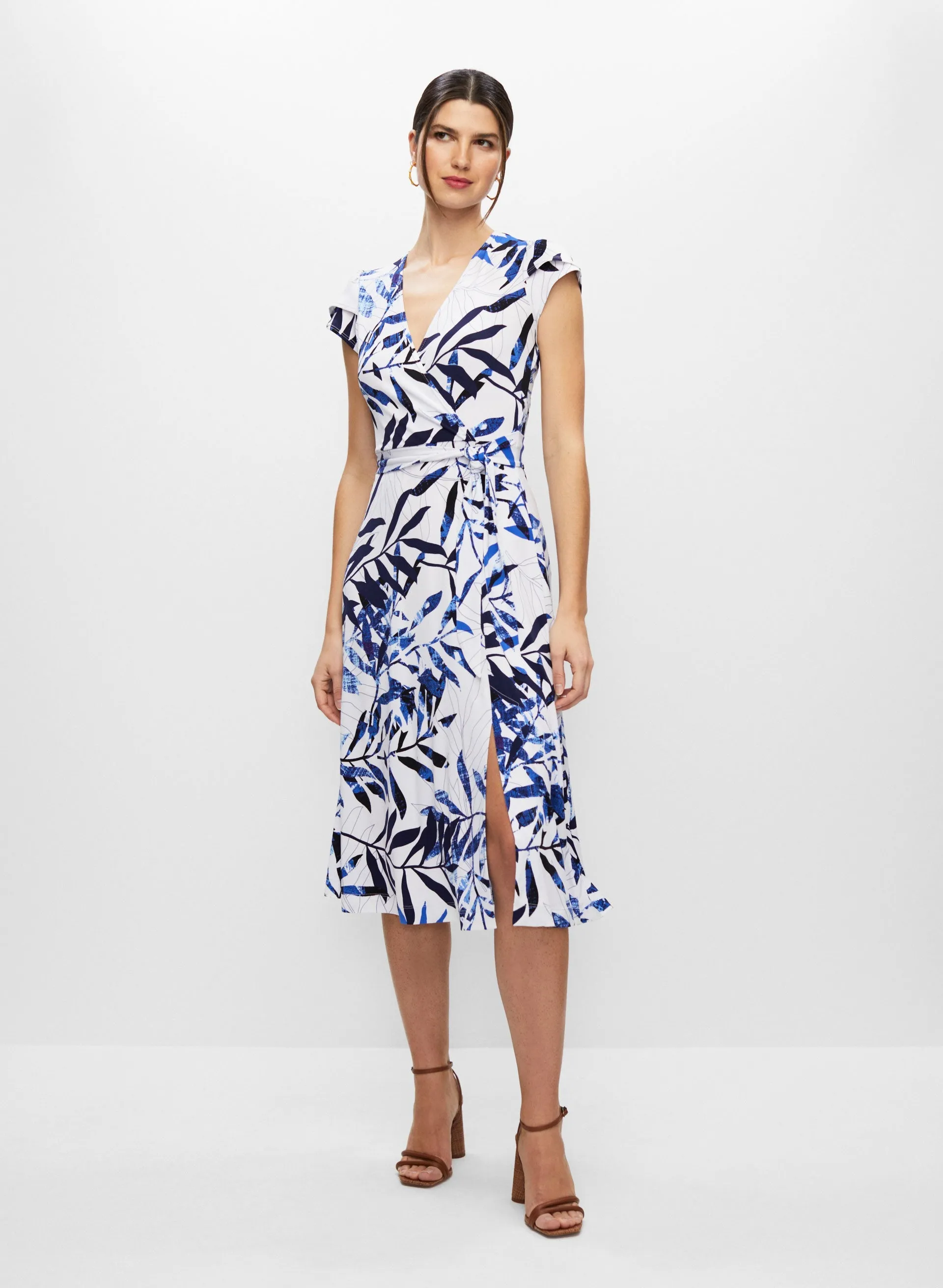Geometric Print Wrap Dress sold by Melanie Lyne