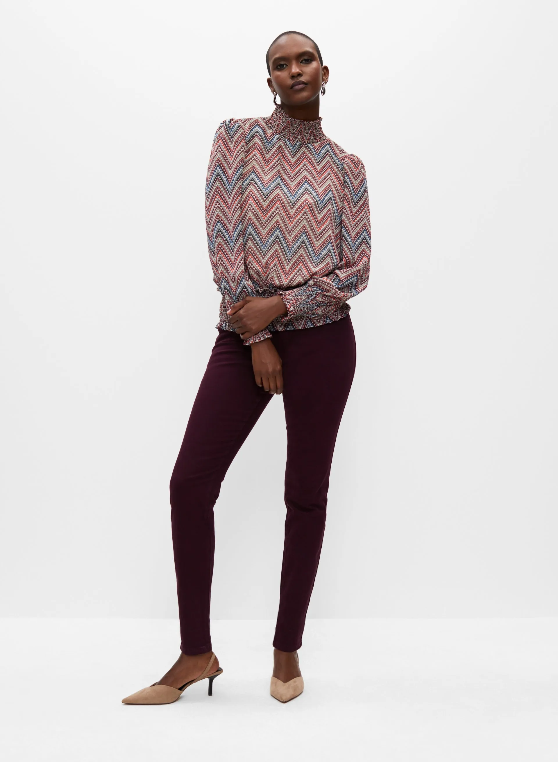 Geometric Print Blouse sold by Melanie Lyne product image thumbnail 3