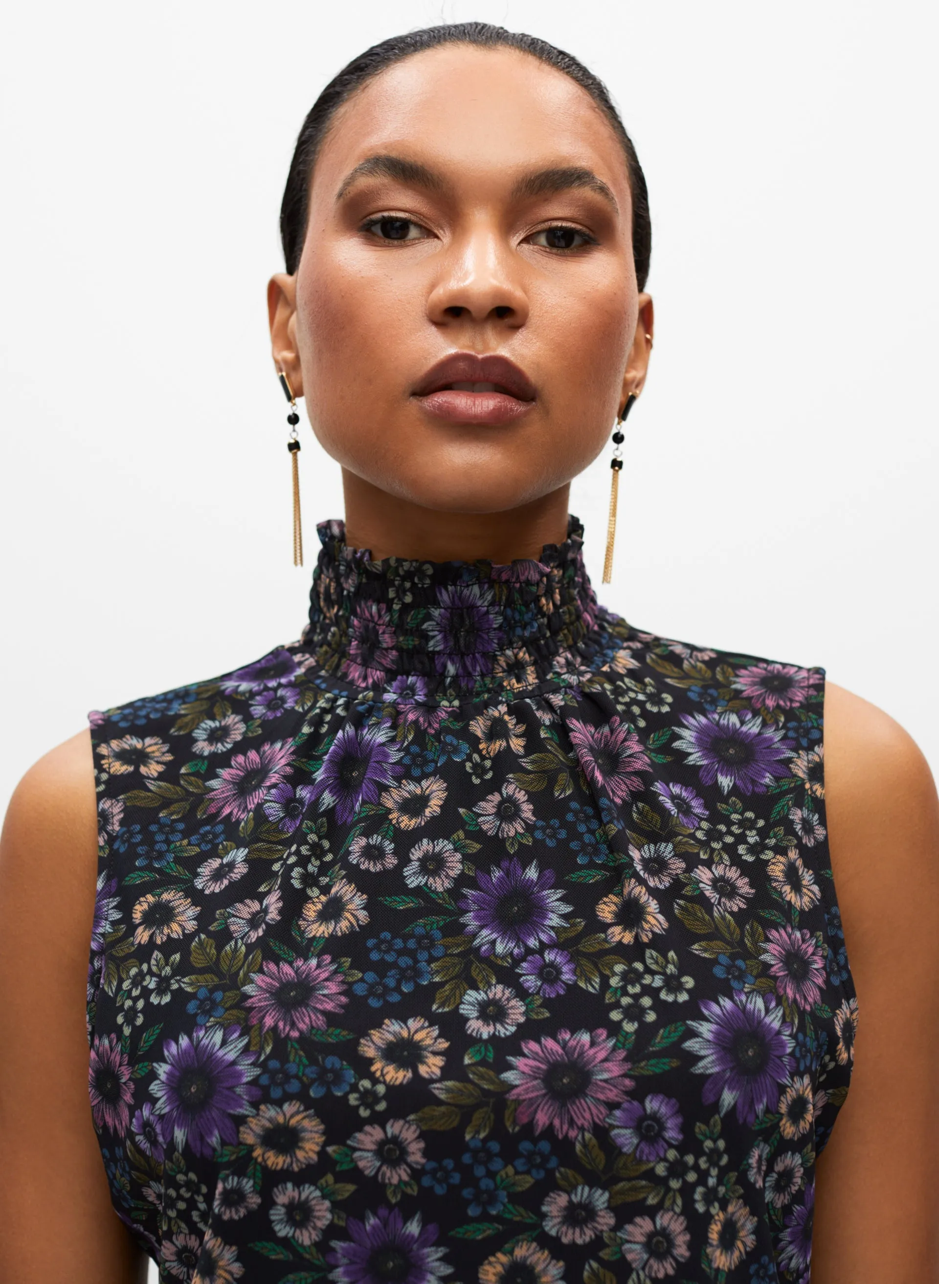 Floral Print Sleeveless Top sold by Melanie Lyne product image thumbnail 2