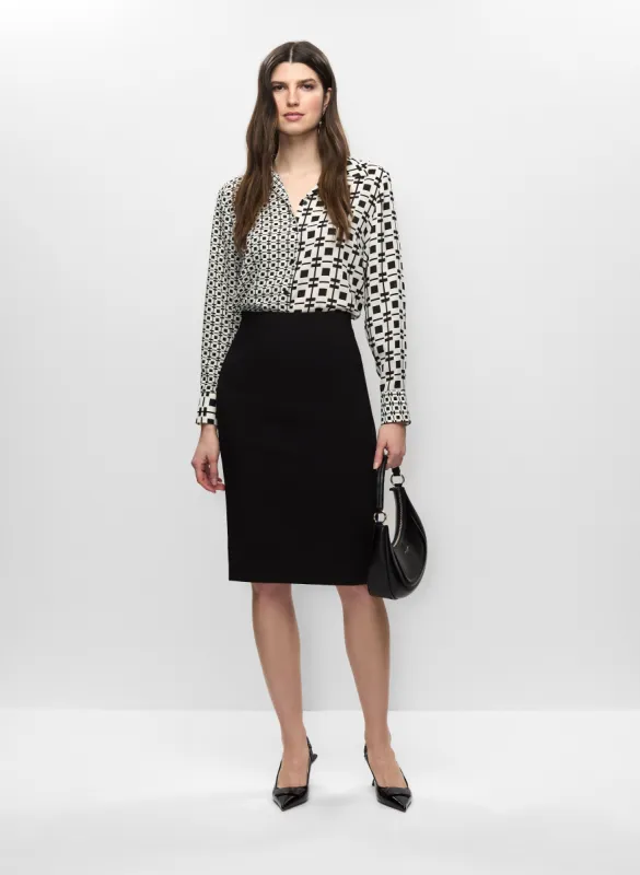 Mixed Print Blouse & Pencil Skirt sold by Melanie Lyne