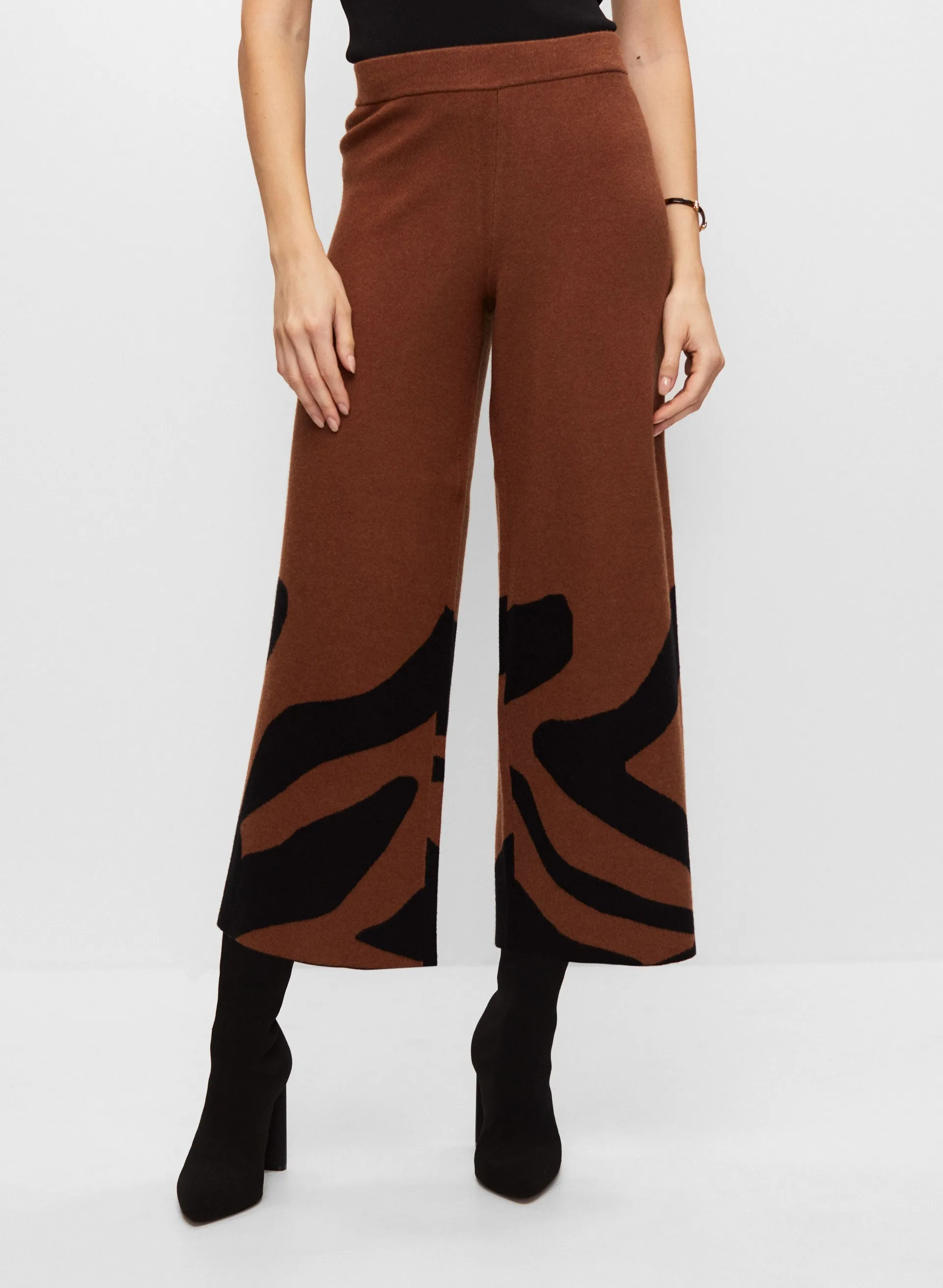 Joseph Ribkoff - Wide Leg Animal Print Pants sold by Melanie Lyne