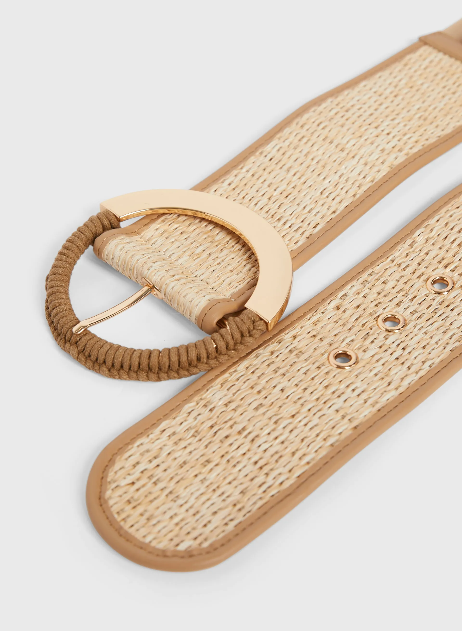 Gold Metallic Detail Belt sold by Melanie Lyne product image thumbnail 3