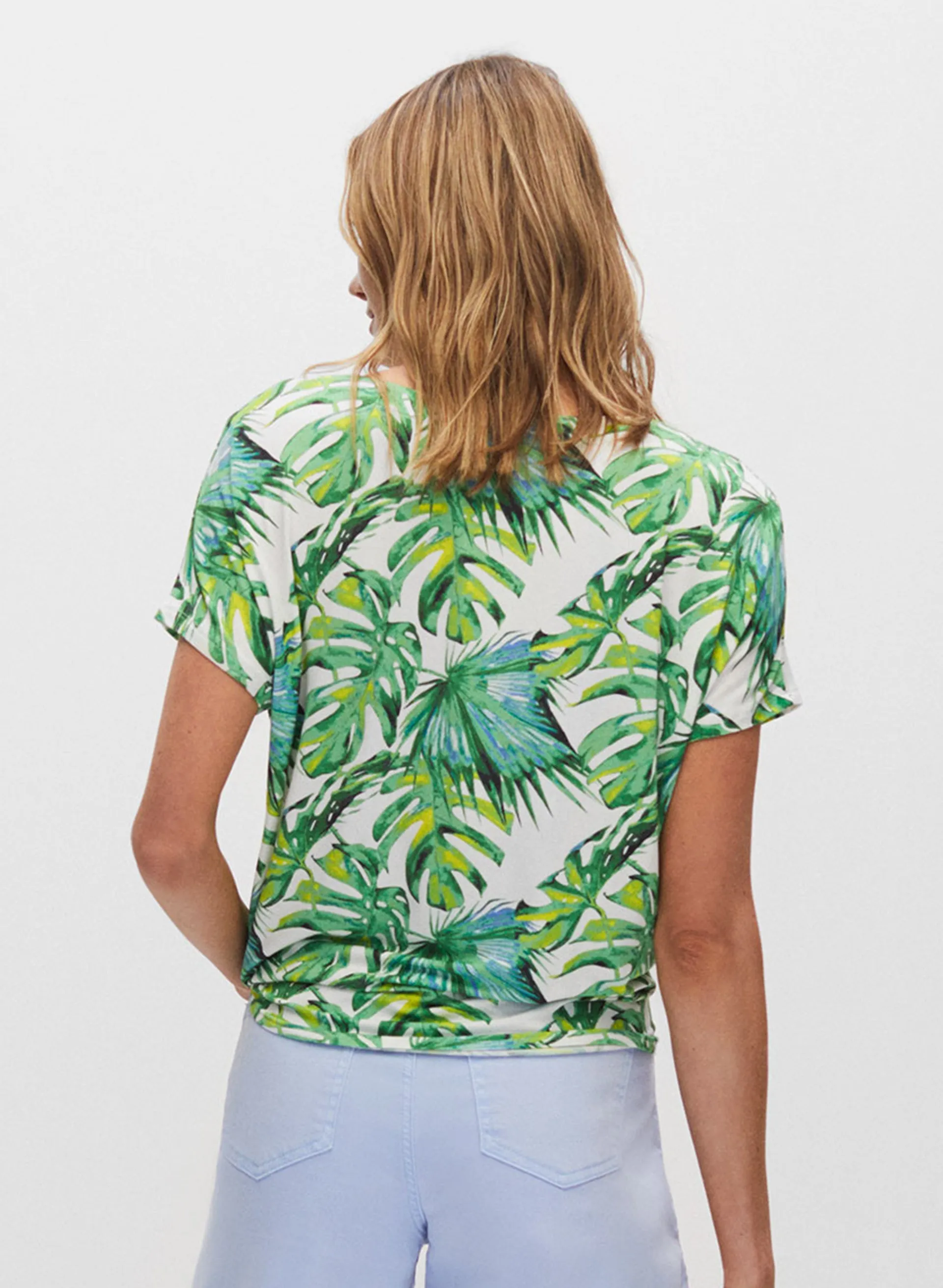 Palm Leaf Print Top sold by Melanie Lyne product image thumbnail 5