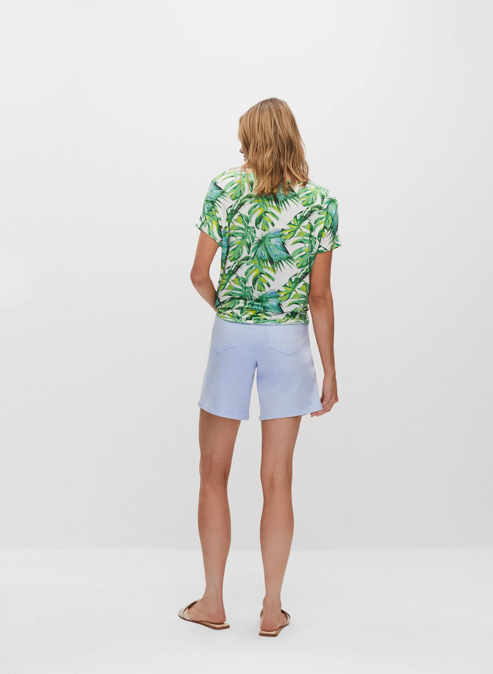 Palm Leaf Print Top sold by Melanie Lyne product image thumbnail 3