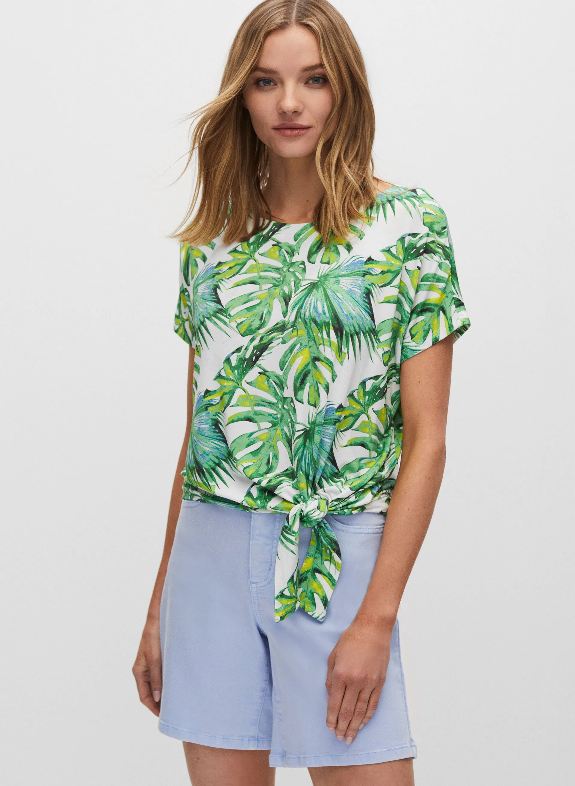 Palm Leaf Print Top sold by Melanie Lyne