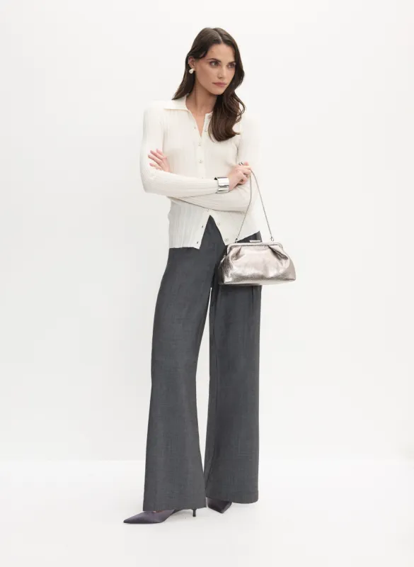 Button-Up Sweater & Wide Leg Pants sold by Melanie Lyne