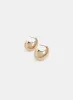 Shiny Oval Button Earrings sold by Melanie Lyne