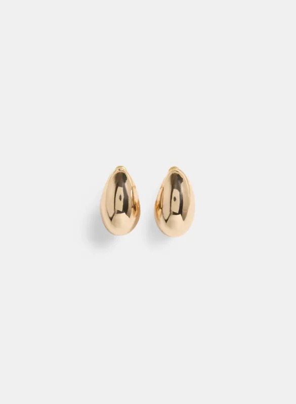 Shiny Oval Button Earrings sold by Melanie Lyne