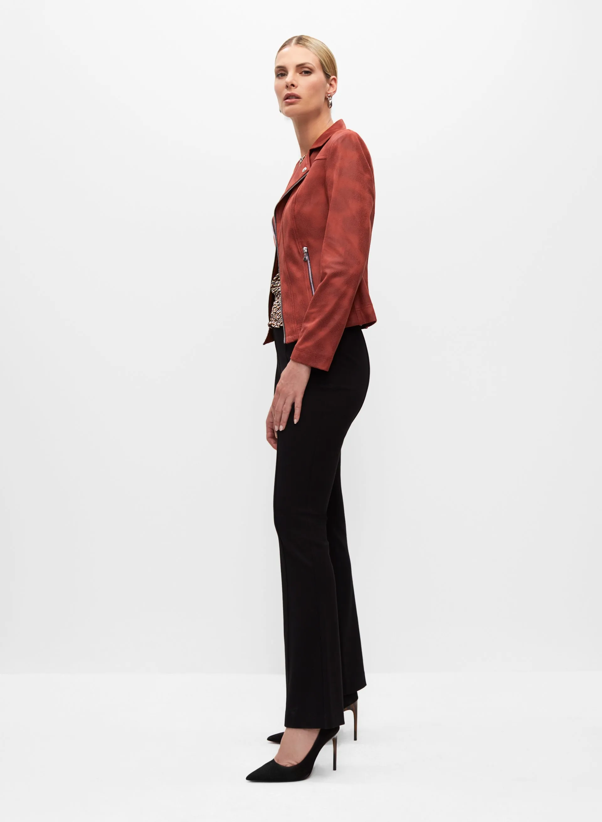 Vex - Zipper Detail & Notch Collar Jacket sold by Melanie Lyne product image thumbnail 3