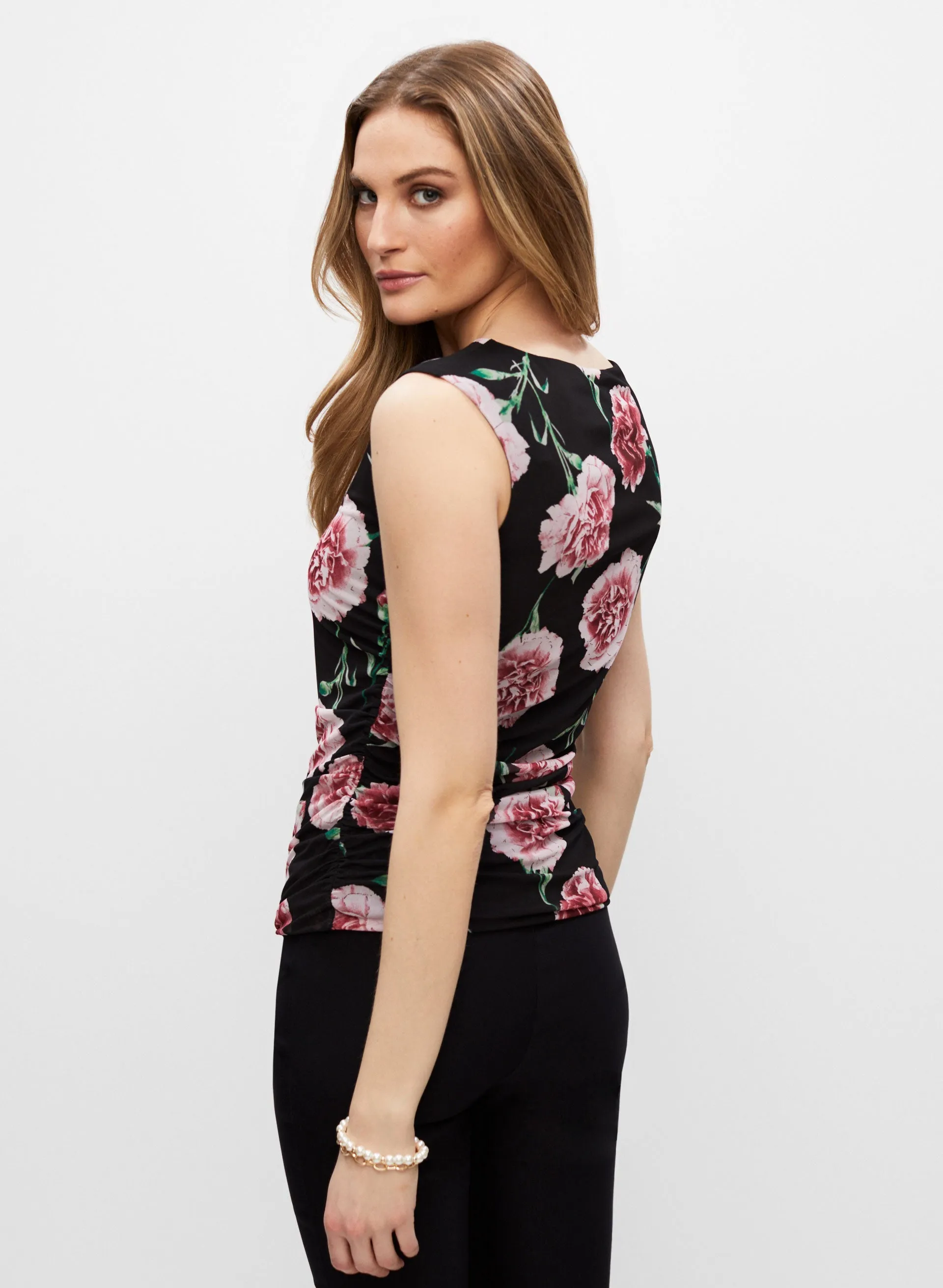 Floral Print Sleeveless Top sold by Melanie Lyne product image thumbnail 2