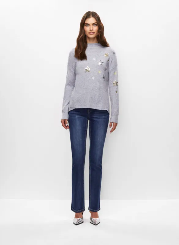Star Detail Sweater & Straight Leg Jeans sold by Melanie Lyne