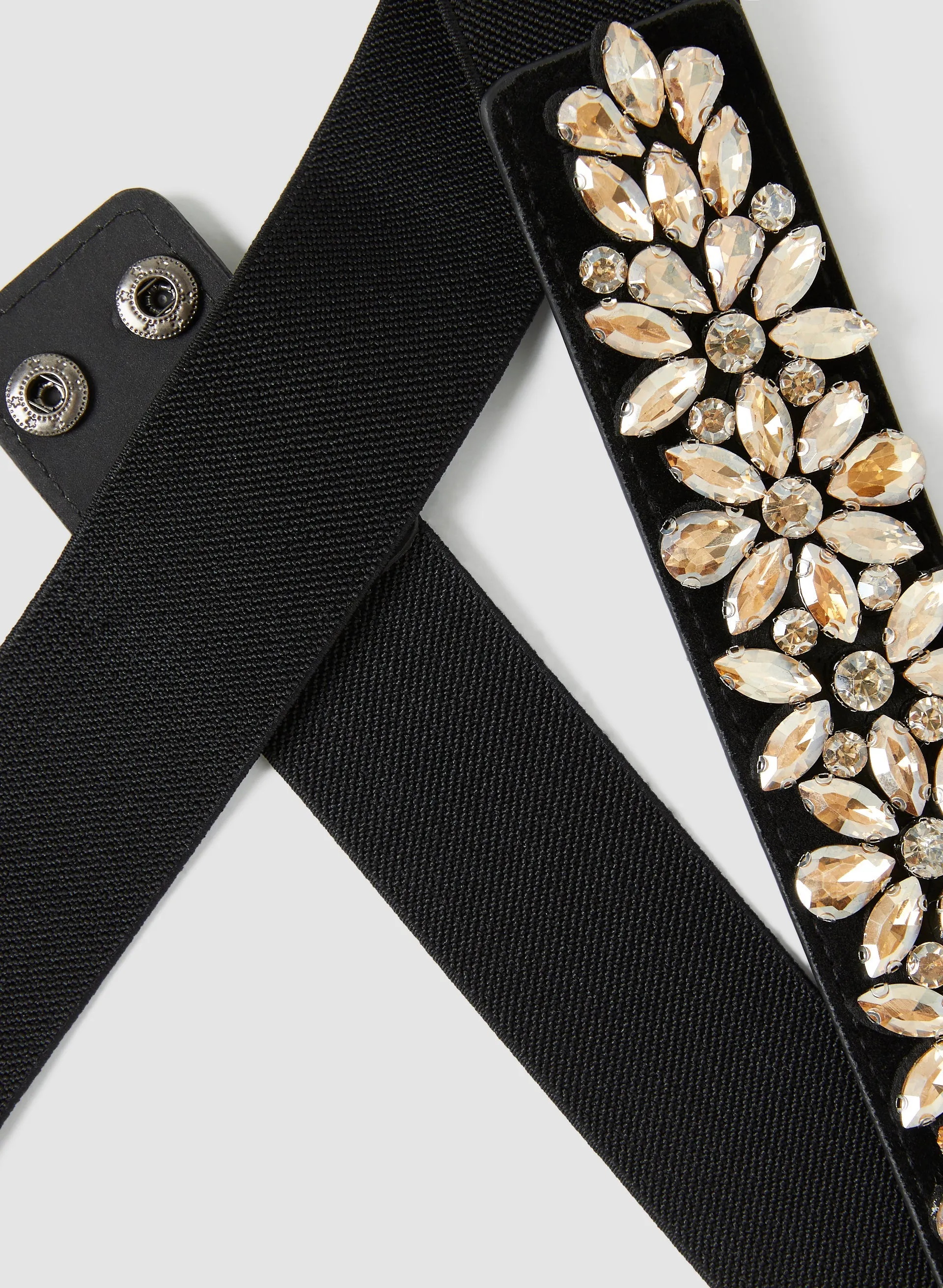 Floral Embellished Elastic Belt sold by Melanie Lyne product image thumbnail 2