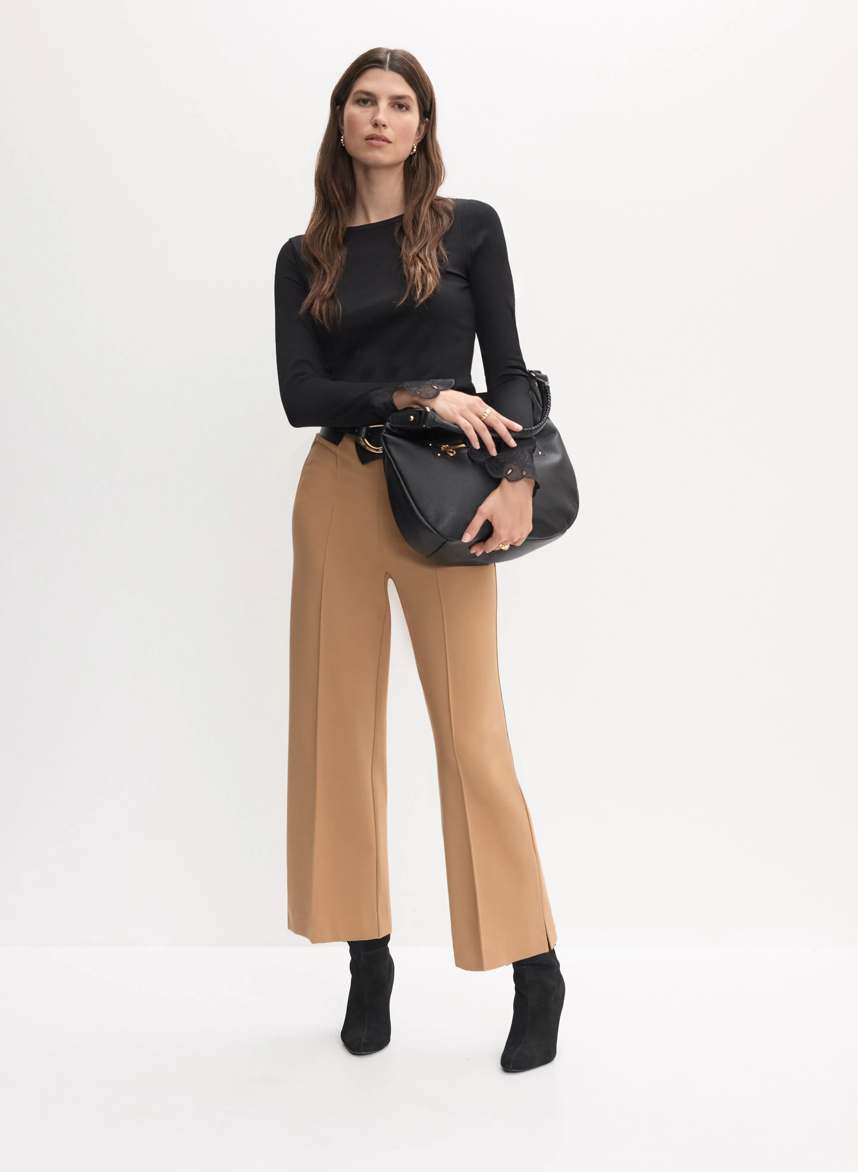 Lace Cuff Detail Top & Culotte Pants sold by Melanie Lyne