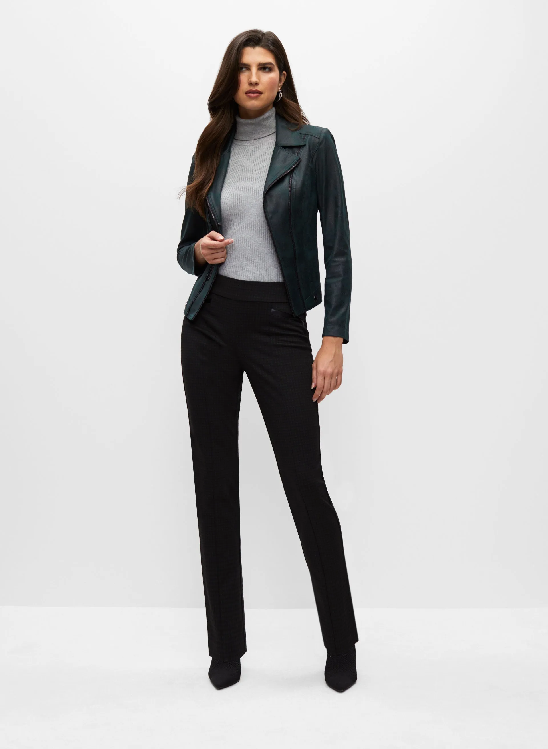 Madison Houndstooth Pull-On Pants sold by Melanie Lyne product image thumbnail 3