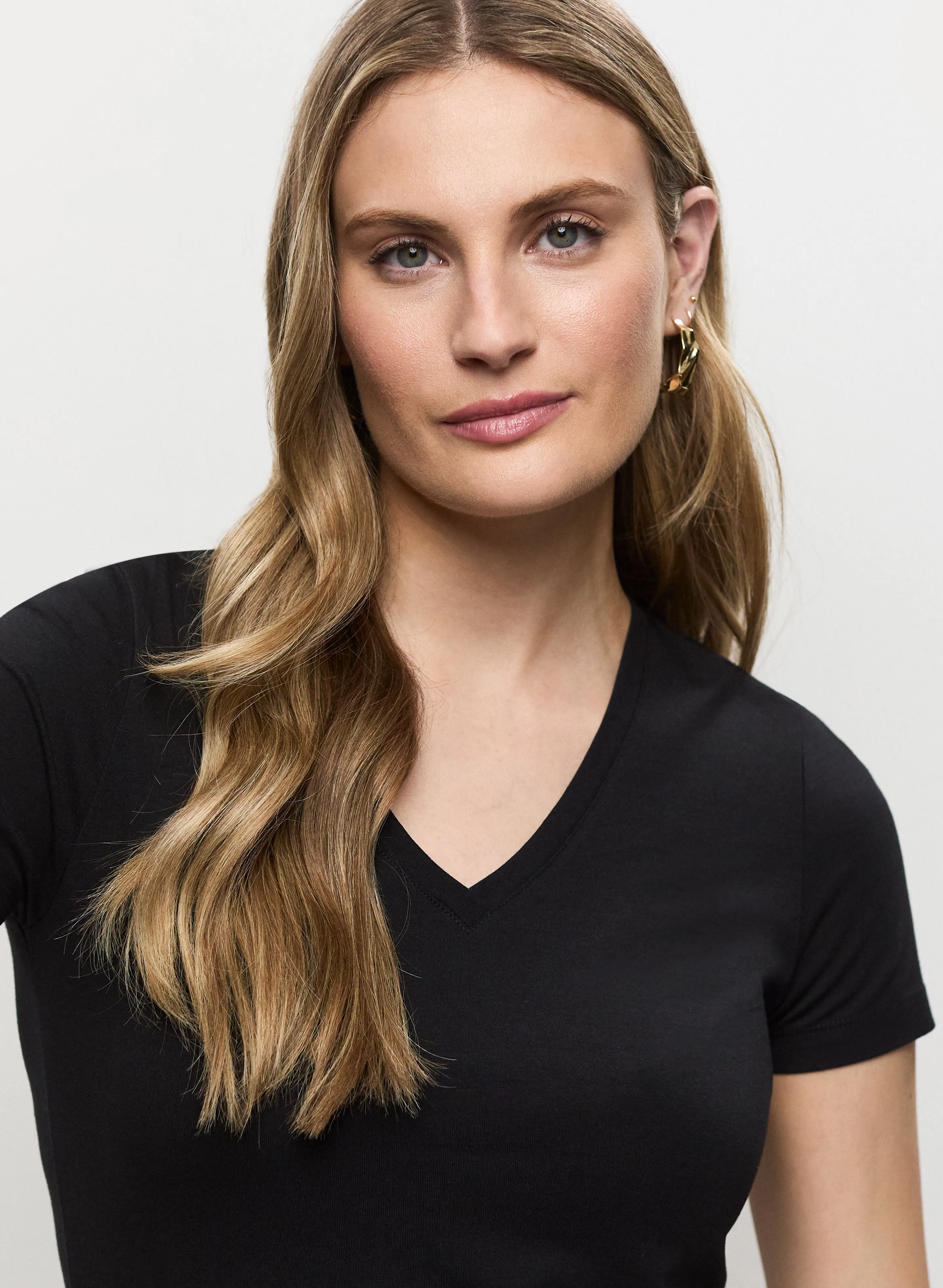 V-Neck T-Shirt sold by Melanie Lyne product image thumbnail 2