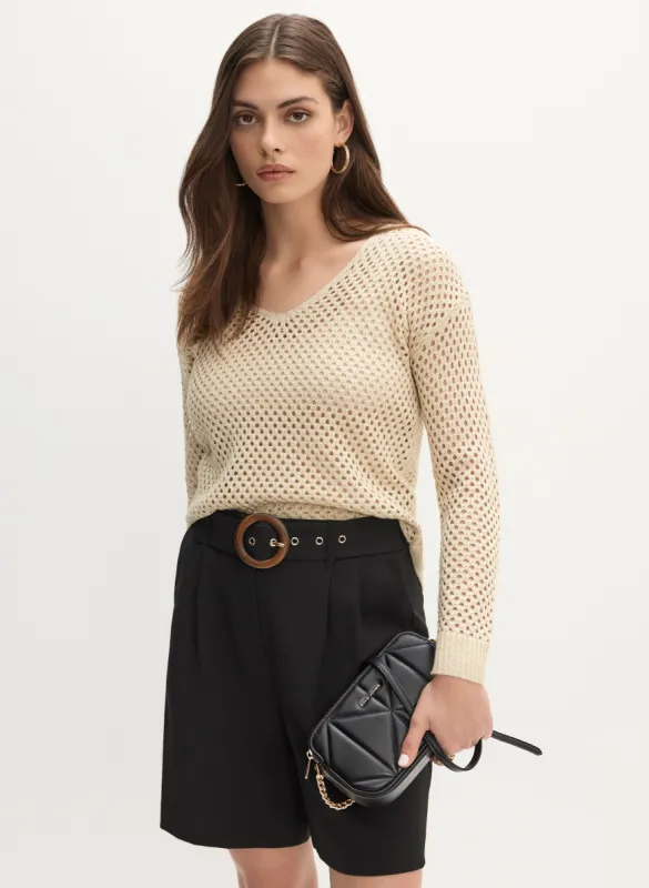 Open-Knit Pull-Over Sweater sold by Melanie Lyne