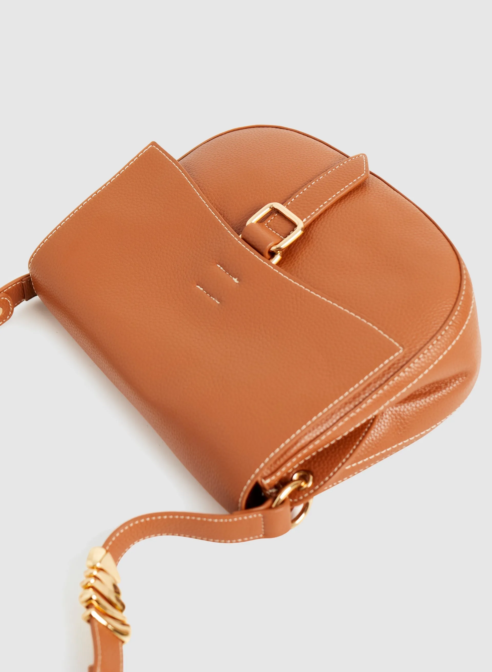 Crossbody Saddle Bag sold by Melanie Lyne product image thumbnail 4