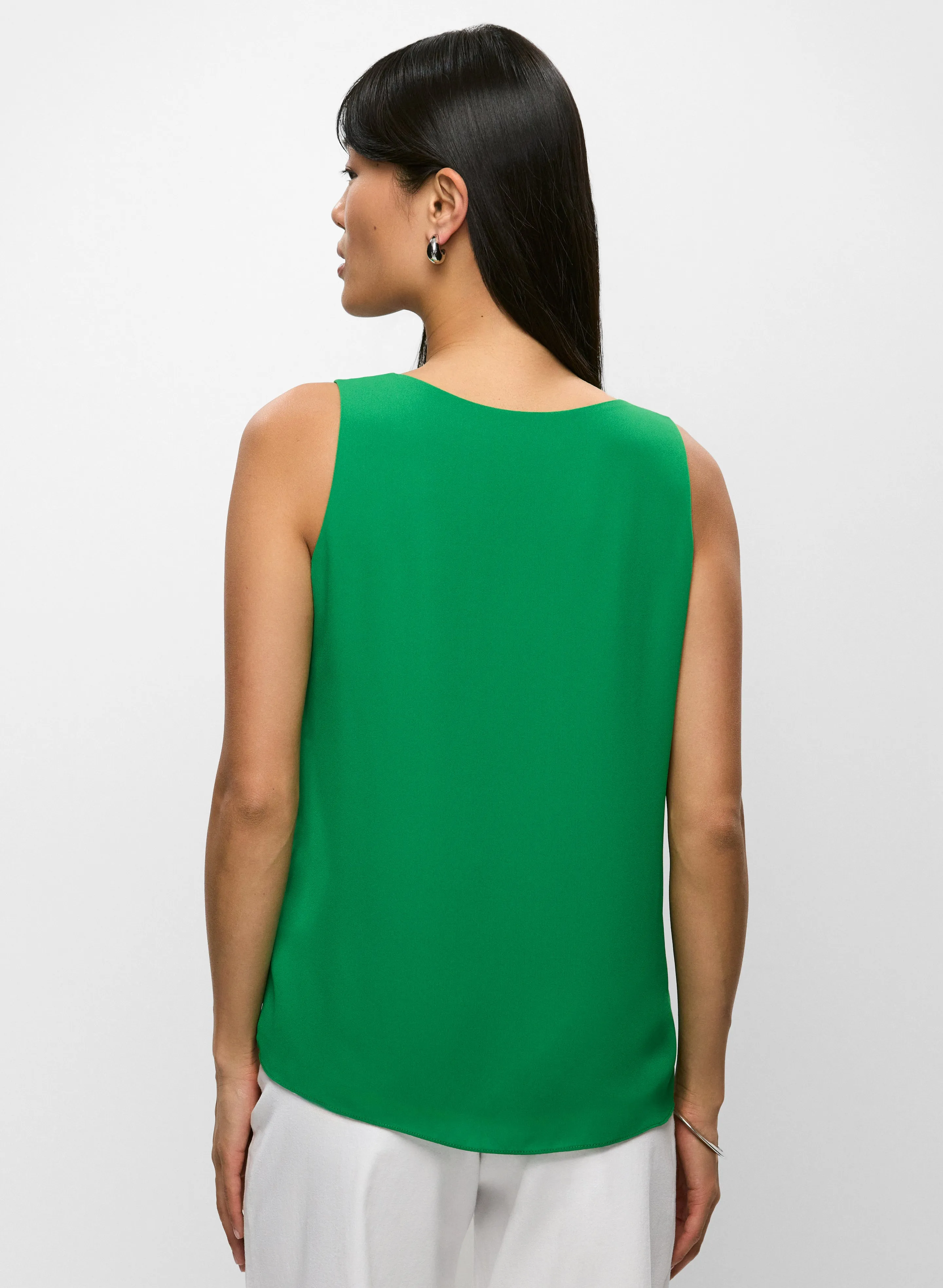 Essential Sleeveless V-Neck Blouse sold by Melanie Lyne product image thumbnail 4