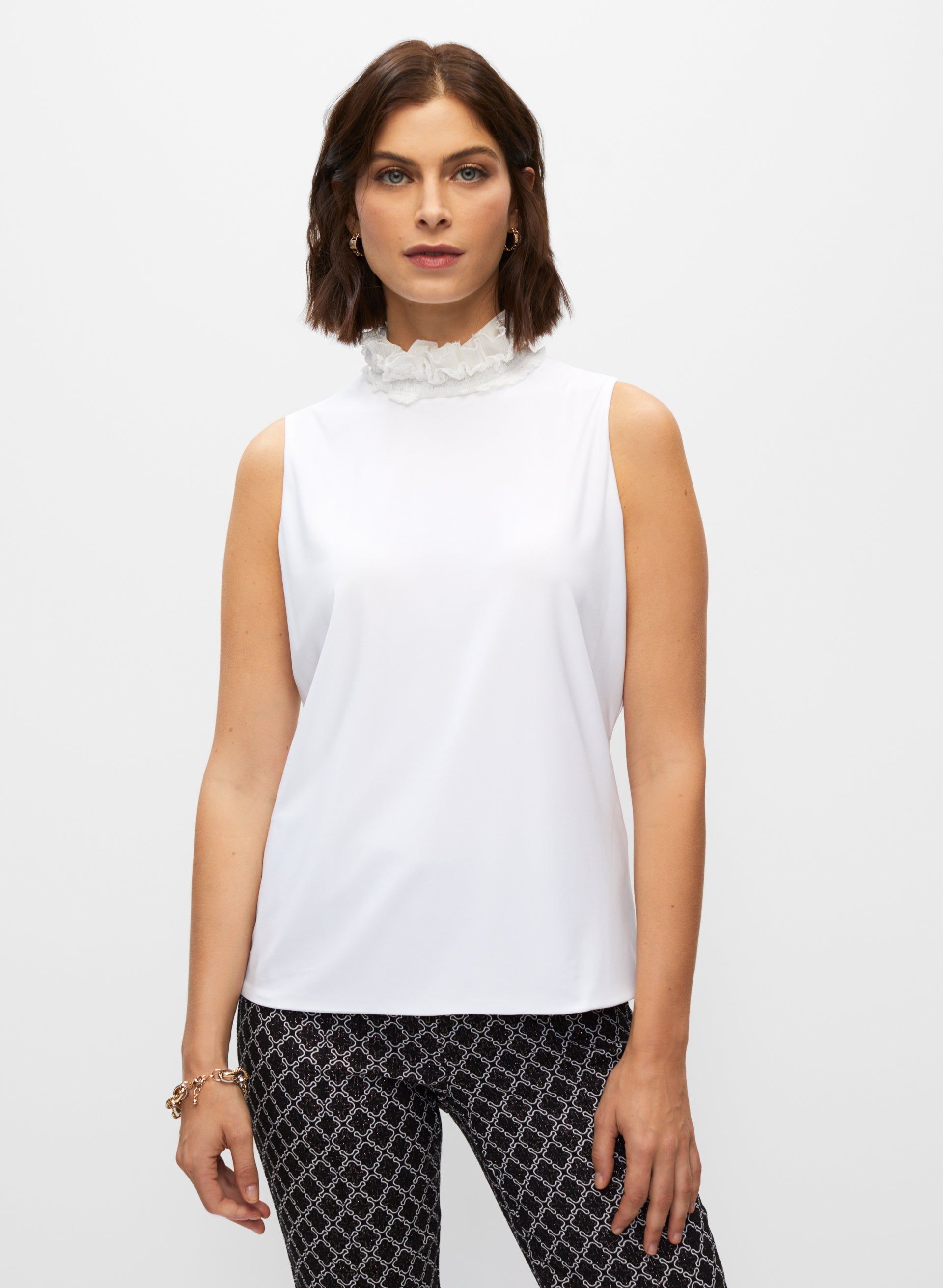 Ruffle Neck Blouse sold by Melanie Lyne