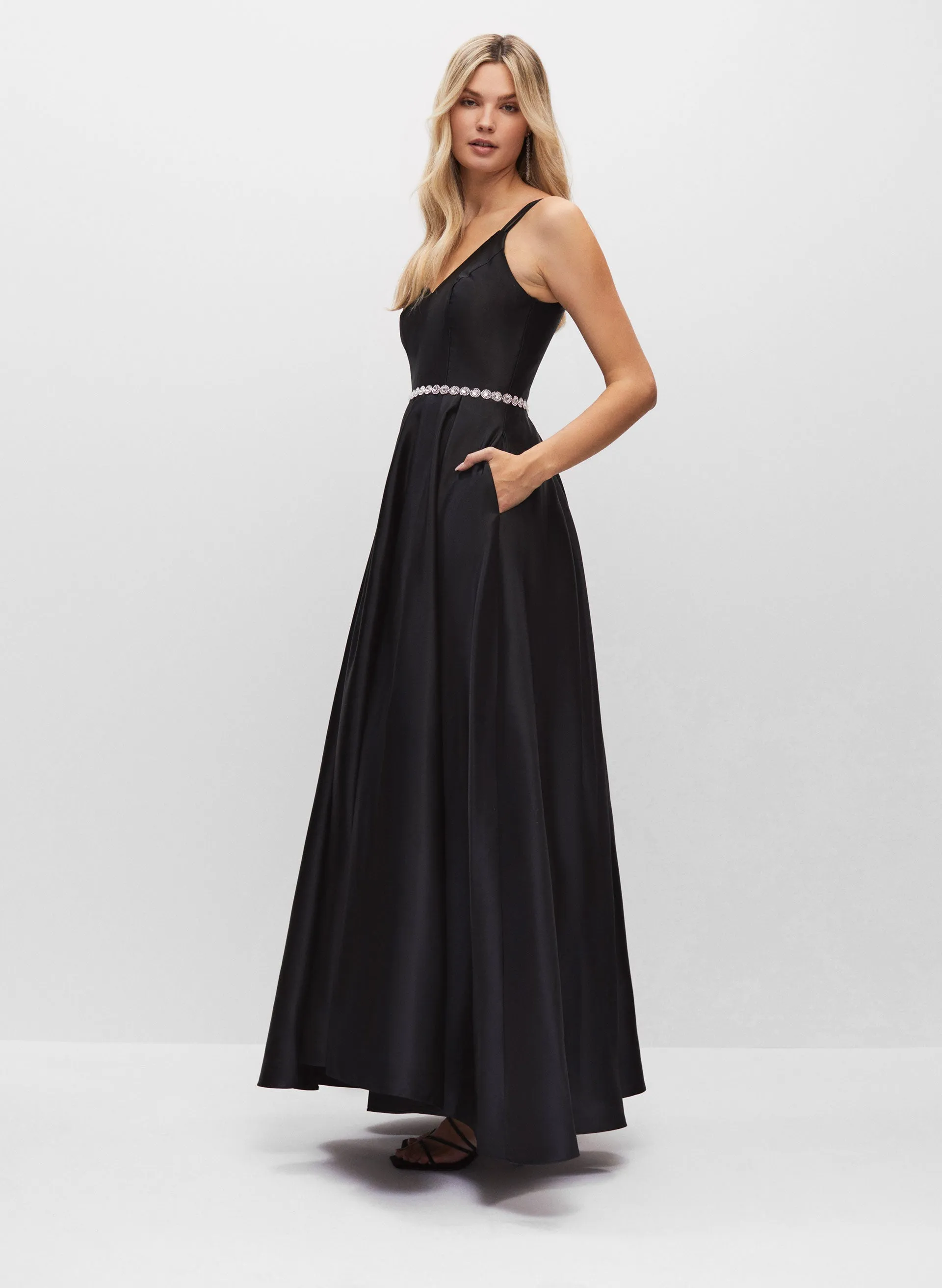 Jewel Trim Ball Gown sold by Melanie Lyne product image thumbnail 2