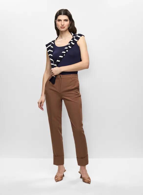 Pearl Collar Striped Sweater & Cuffed Pants sold by Melanie Lyne