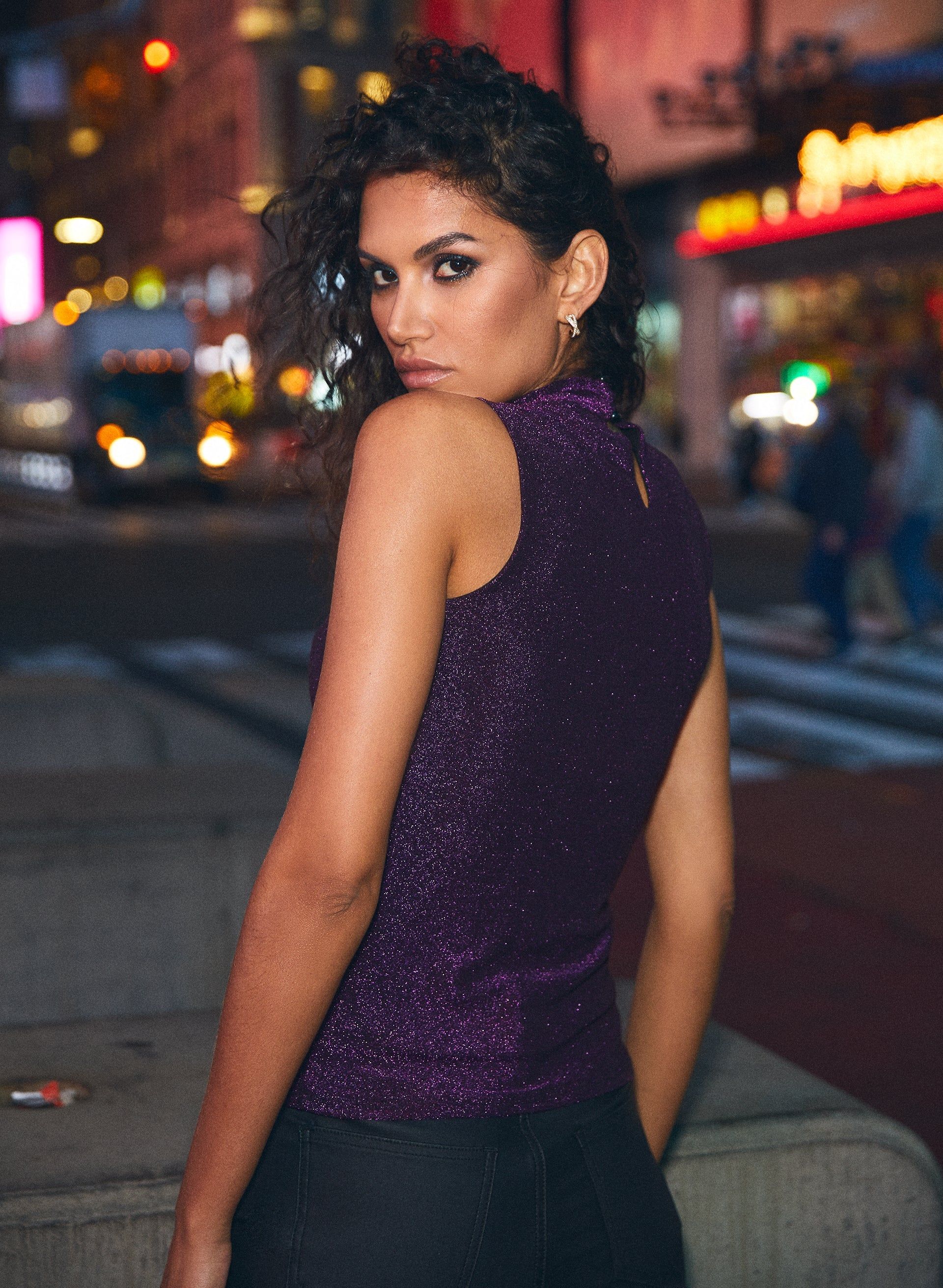 Shimmering Sleeveless Top sold by Melanie Lyne product image thumbnail 2