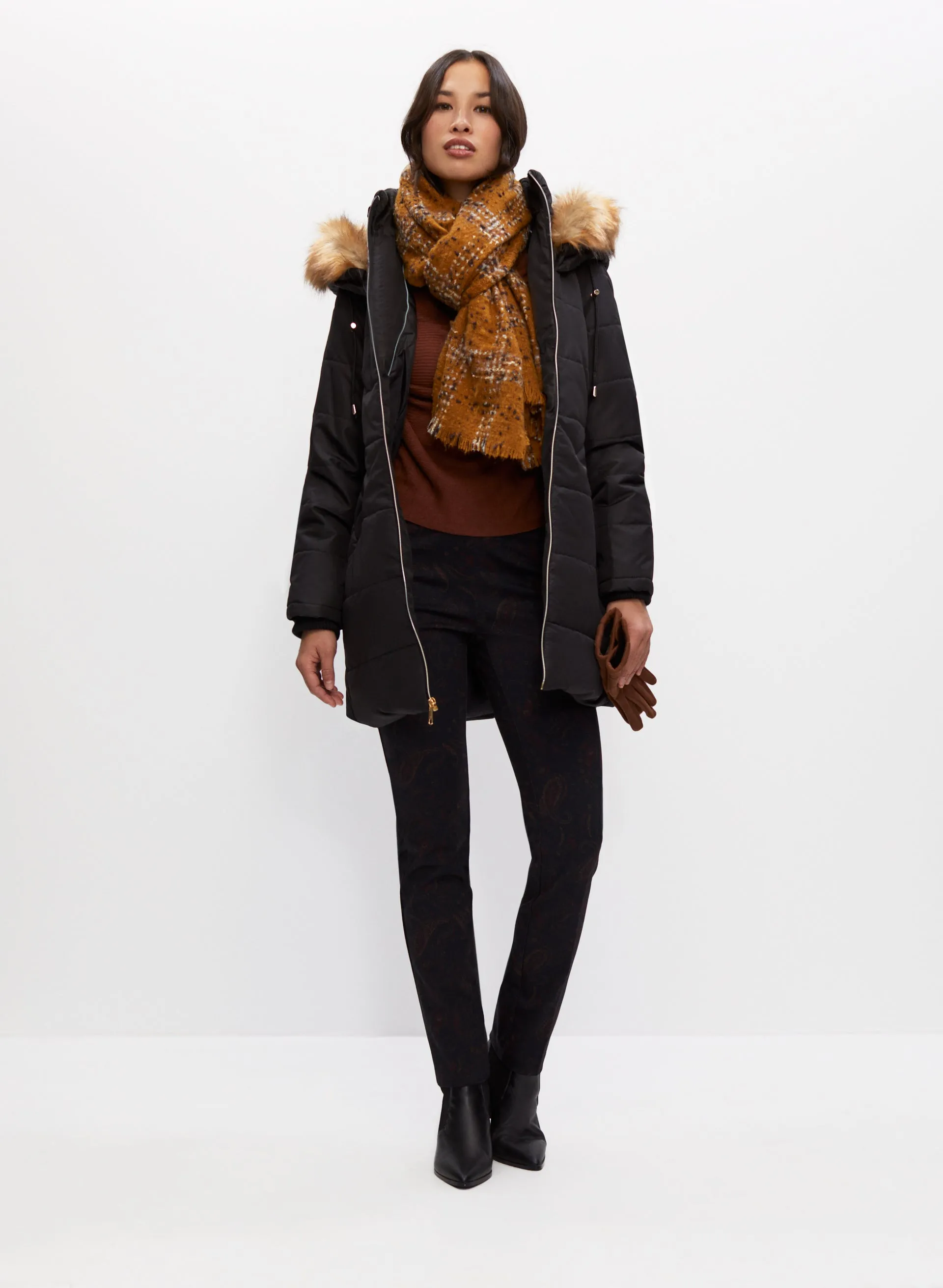 Vegan Down Quilted Coat sold by Melanie Lyne product image thumbnail 3