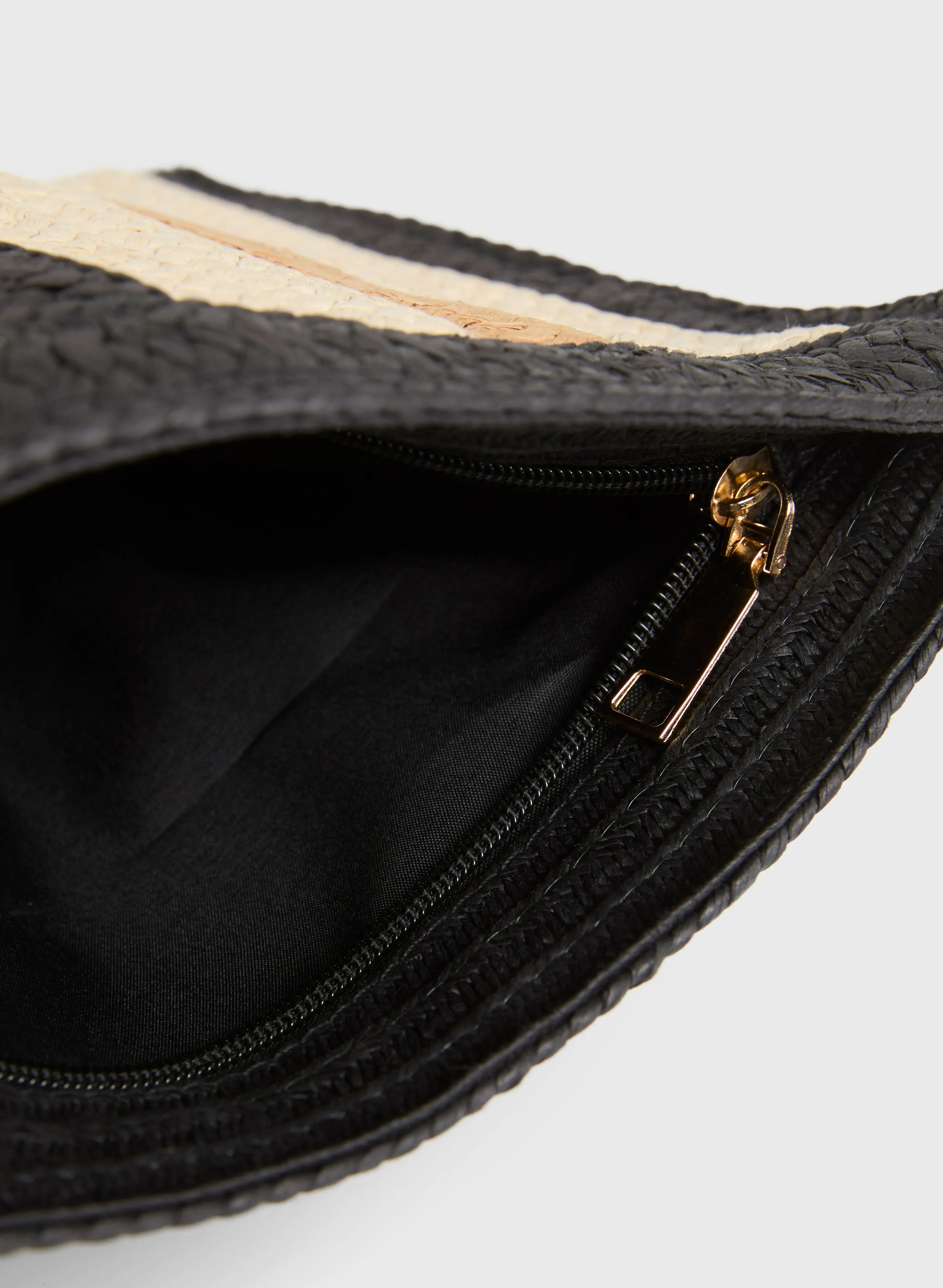 Decorative Pompom Straw Clutch sold by Melanie Lyne product image thumbnail 3