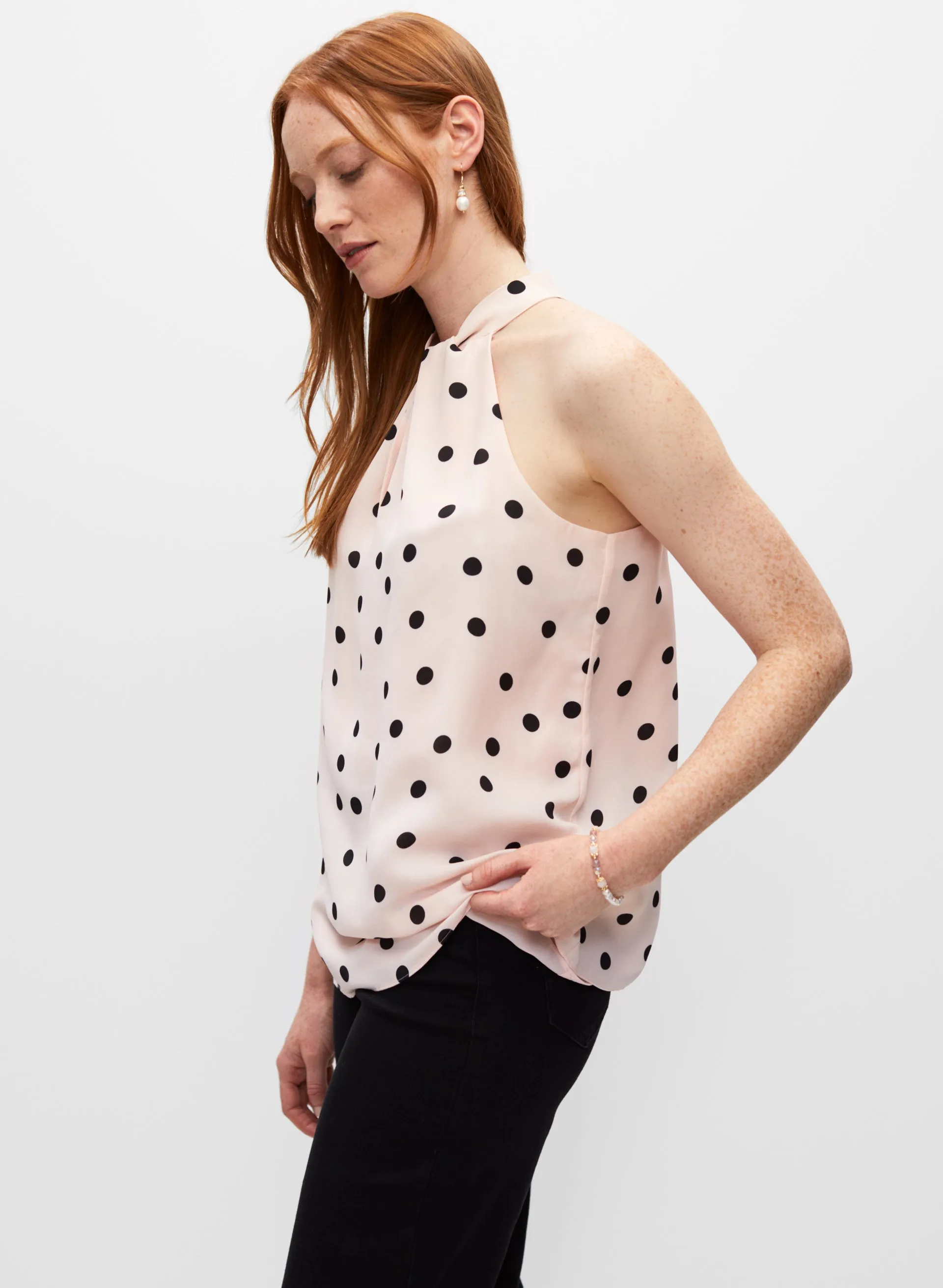 Polka Dot Halter Top sold by Melanie Lyne product image thumbnail 3