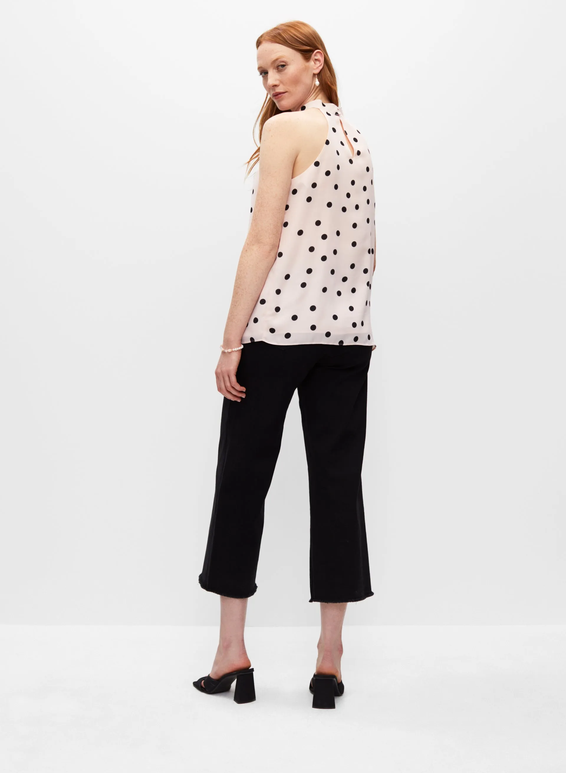 Polka Dot Halter Top sold by Melanie Lyne product image thumbnail 4