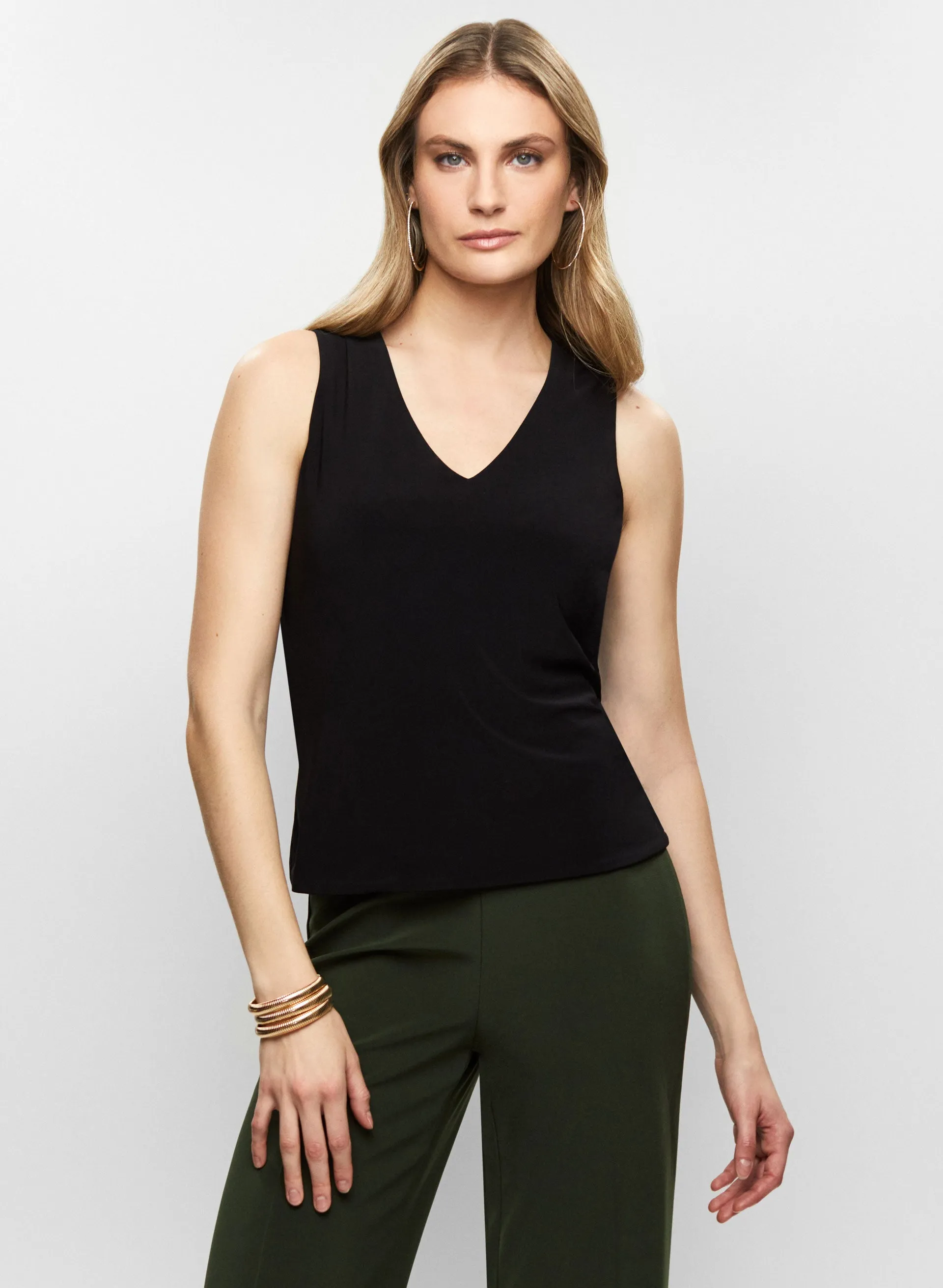 Sleeveless V-Neck Top sold by Melanie Lyne